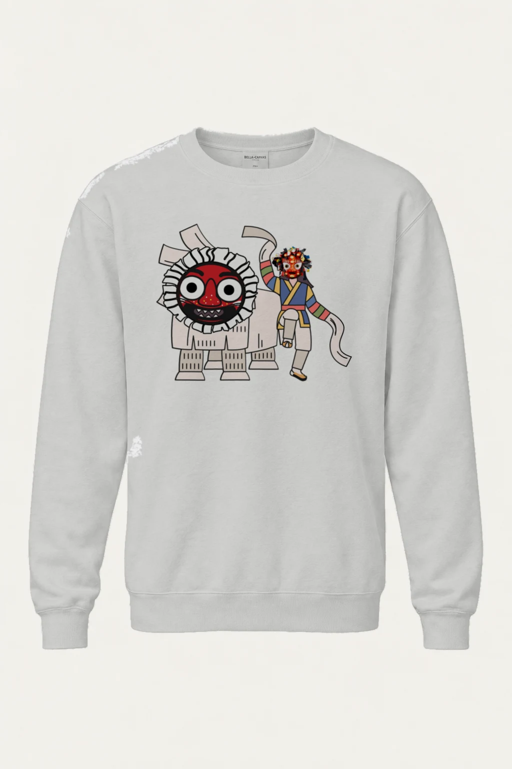 "Masked Lion Dance" Heavy Blend Unisex Crewneck Sweatshirt | Gildan 18000