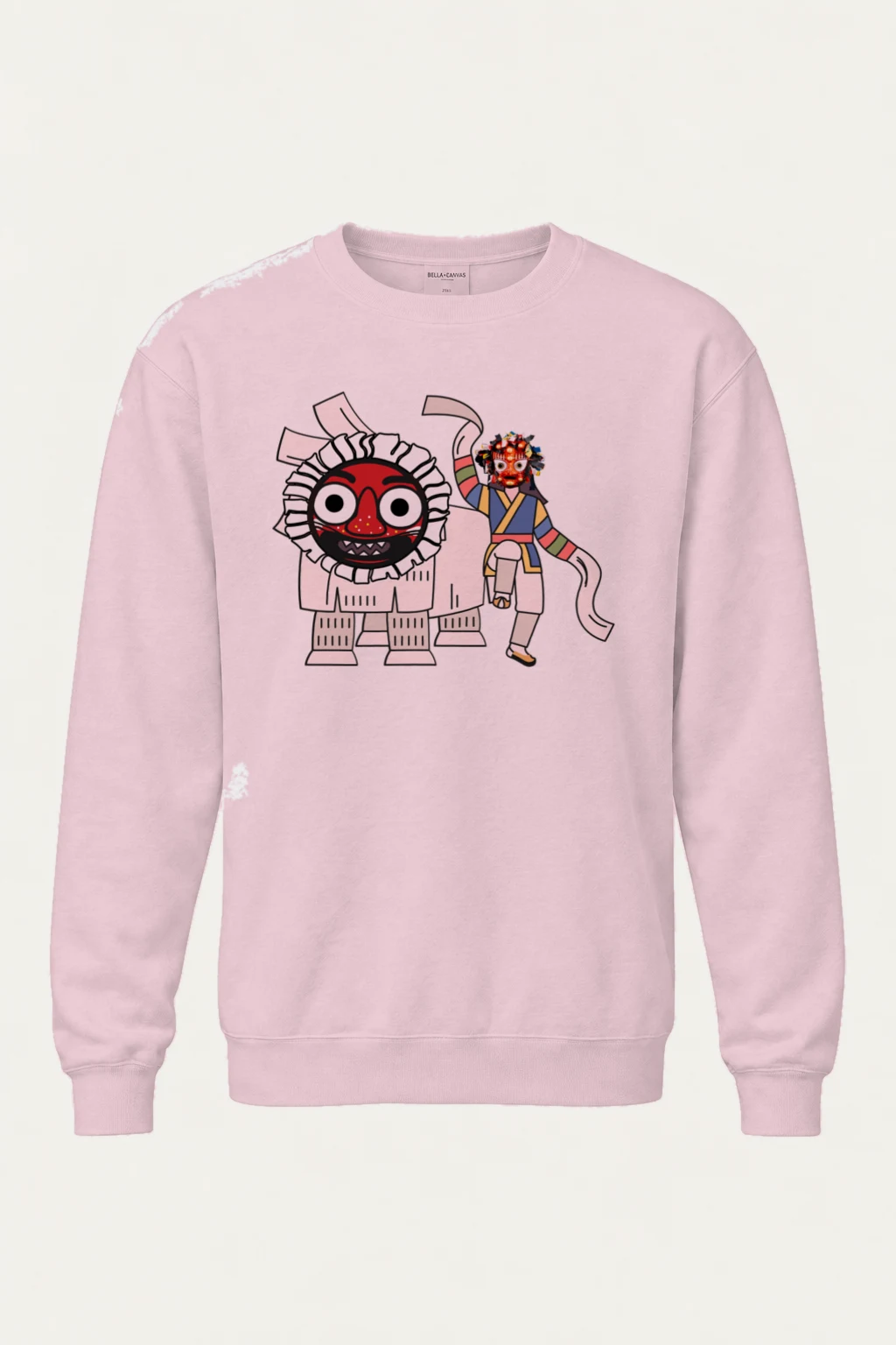 "Masked Lion Dance" Heavy Blend Unisex Crewneck Sweatshirt | Gildan 18000