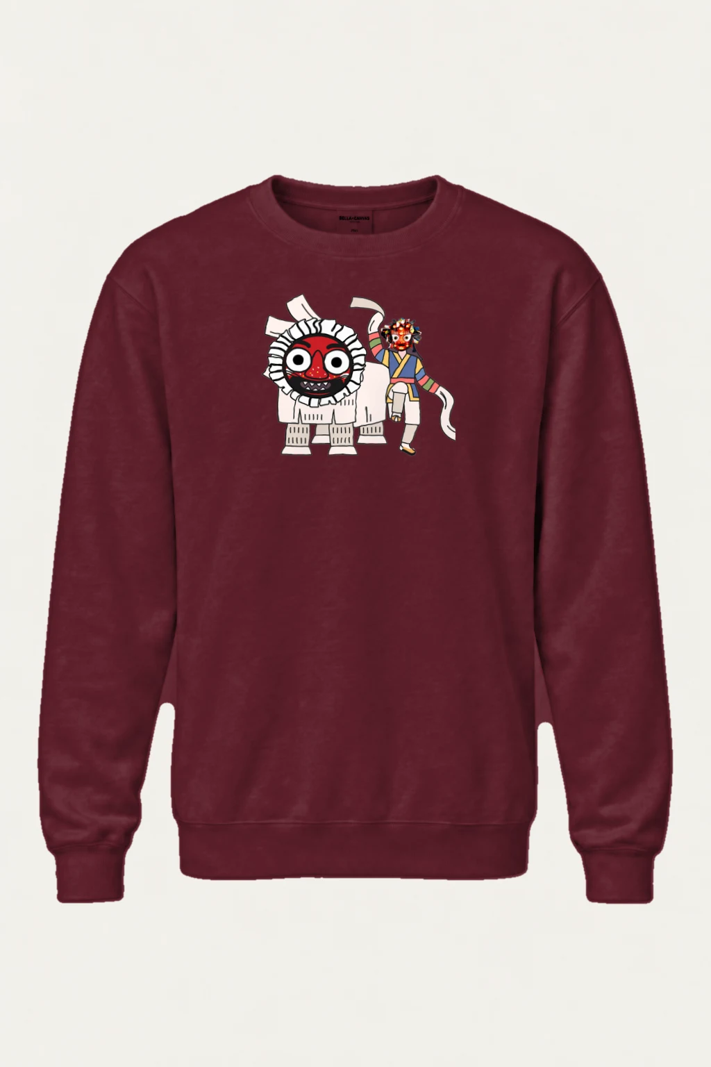 "Masked Lion Dance" Heavy Blend Unisex Crewneck Sweatshirt | Gildan 18000