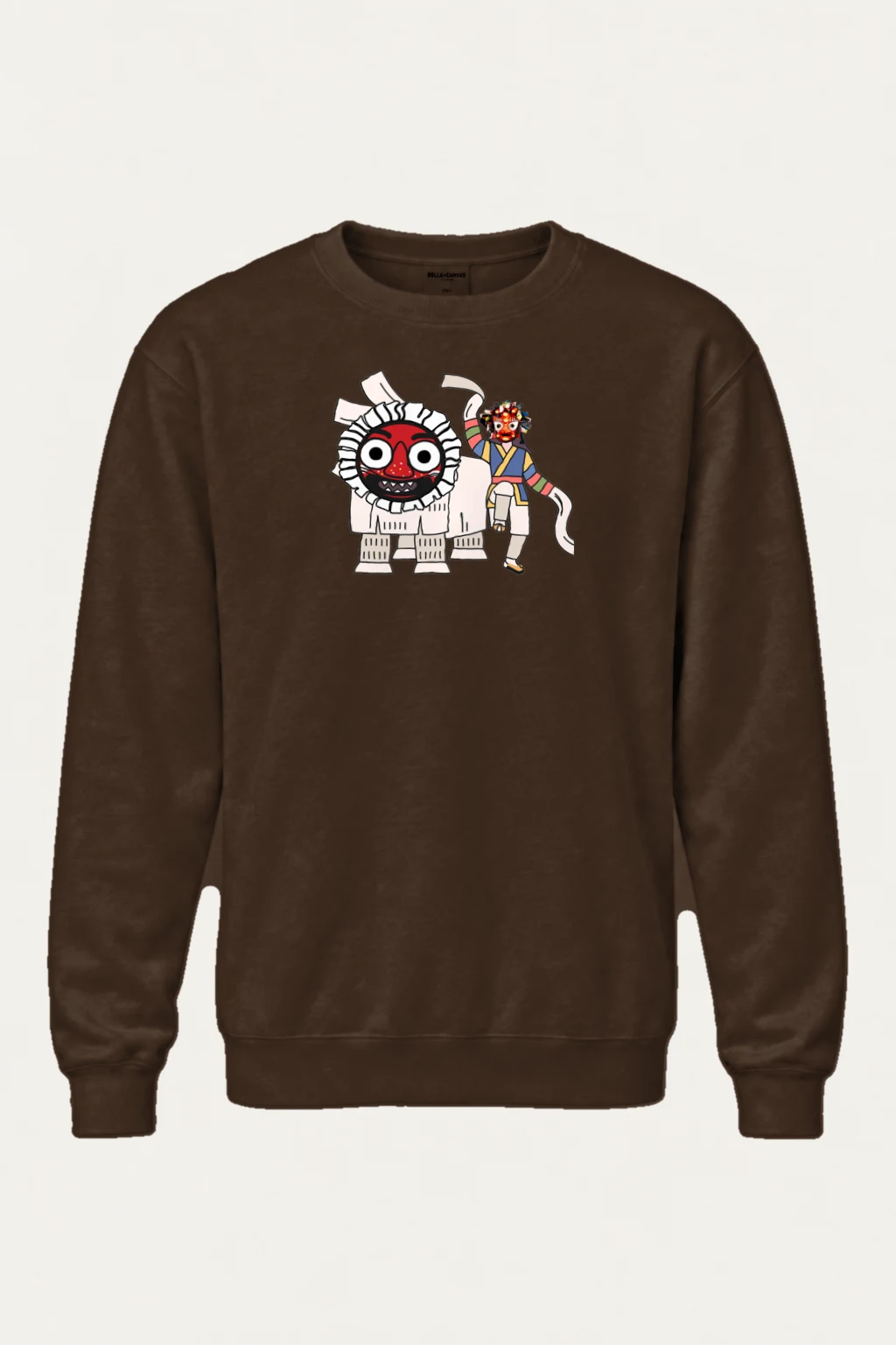 "Masked Lion Dance" Heavy Blend Unisex Crewneck Sweatshirt | Gildan 18000