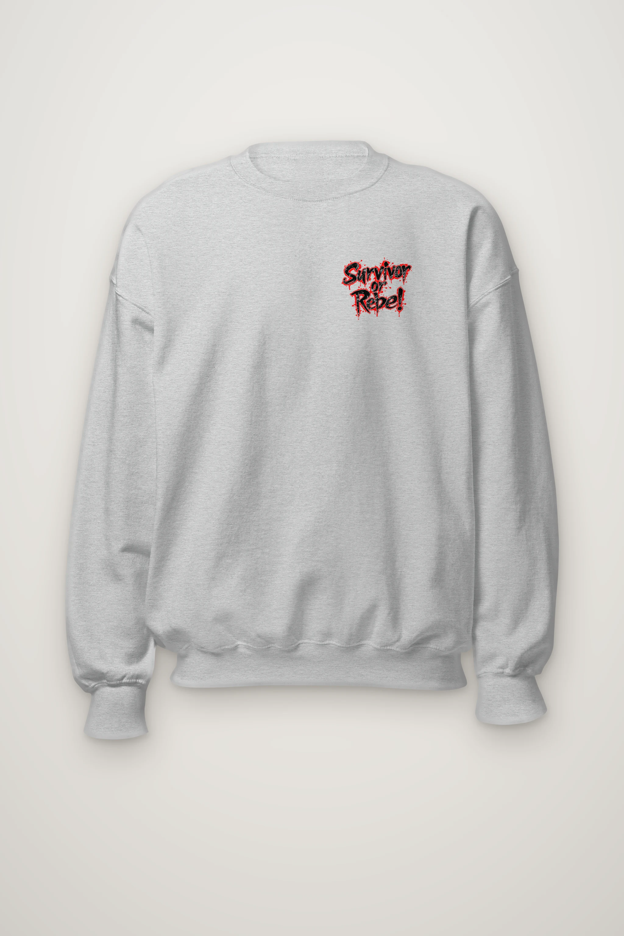 "Masked Tactical Survivor" Heavy Blend Unisex Crewneck Sweatshirt