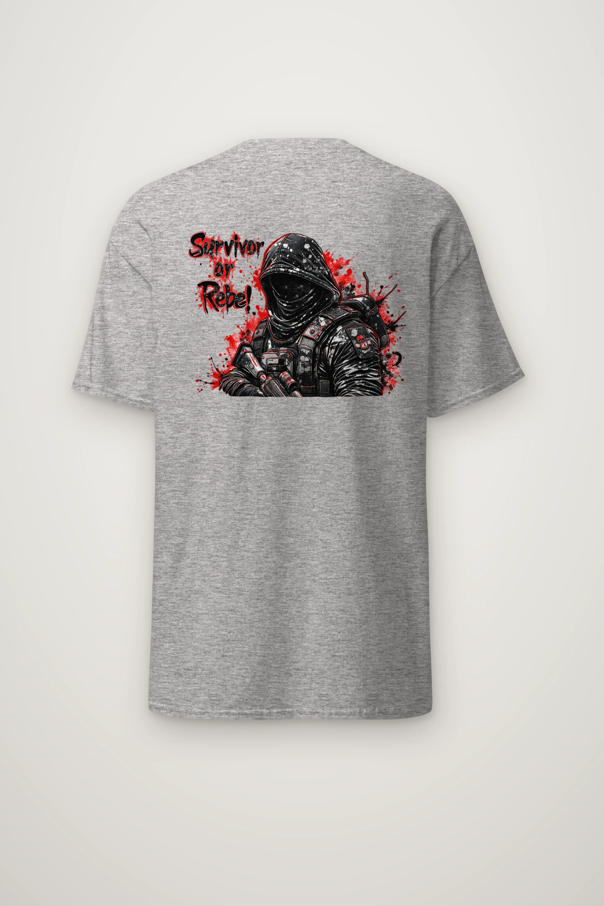 "Masked Tactical Survivor" Heavyweight Unisex Crewneck T-shirt