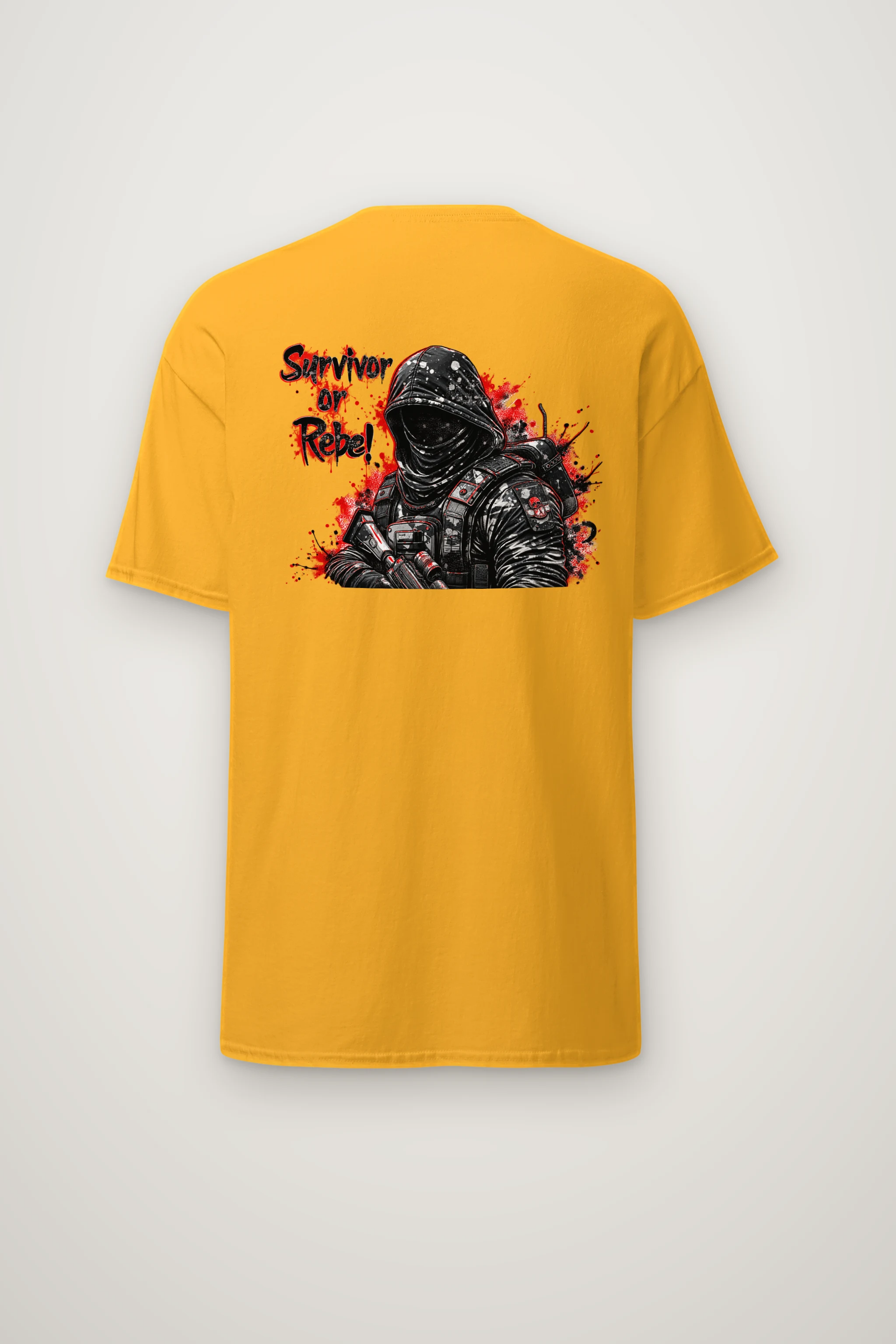 "Masked Tactical Survivor" Heavyweight Unisex Crewneck T-shirt
