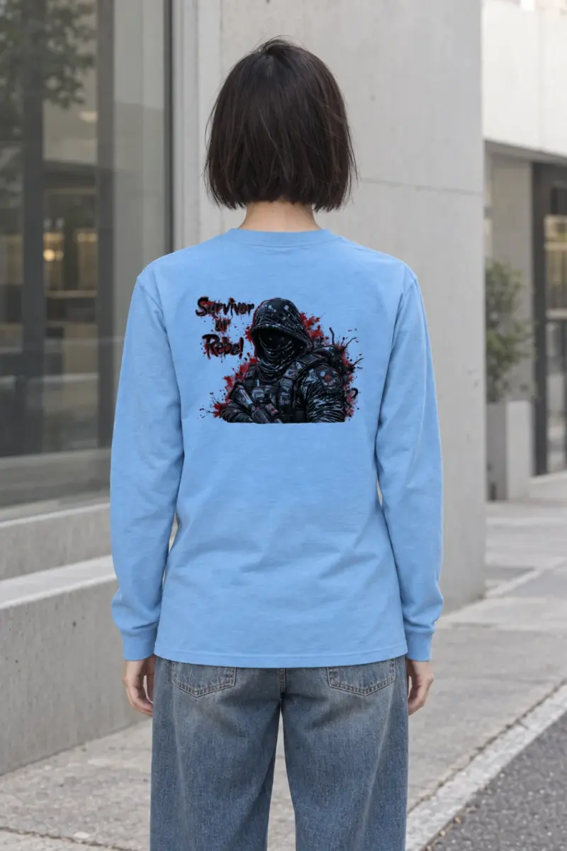 "Masked Tactical Survivor" Unisex Longsleeve T-shirt