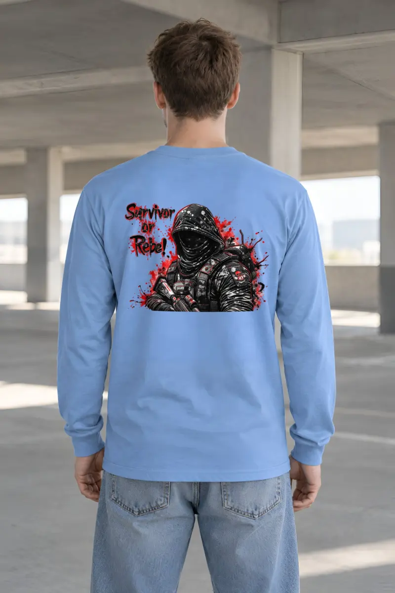 "Masked Tactical Survivor" Unisex Longsleeve T-shirt