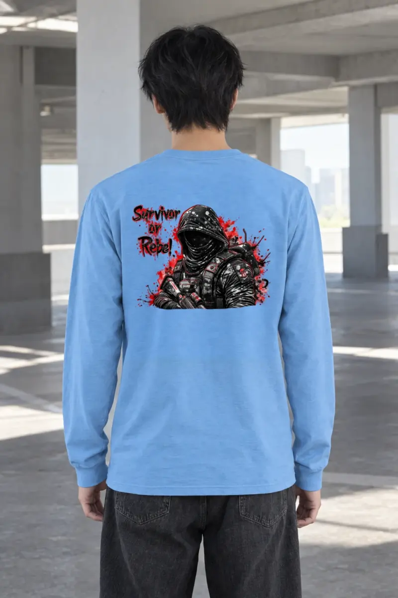 "Masked Tactical Survivor" Unisex Longsleeve T-shirt