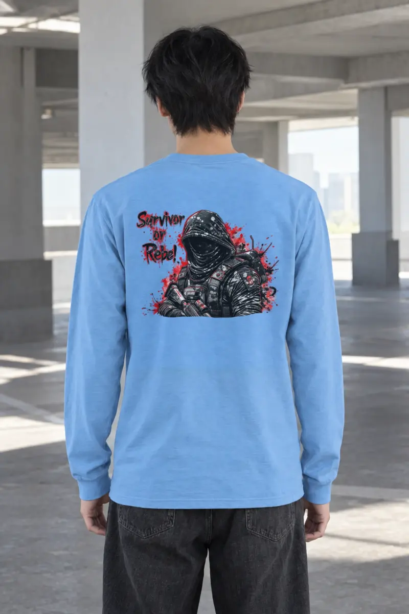 "Masked Tactical Survivor" Unisex Longsleeve T-shirt