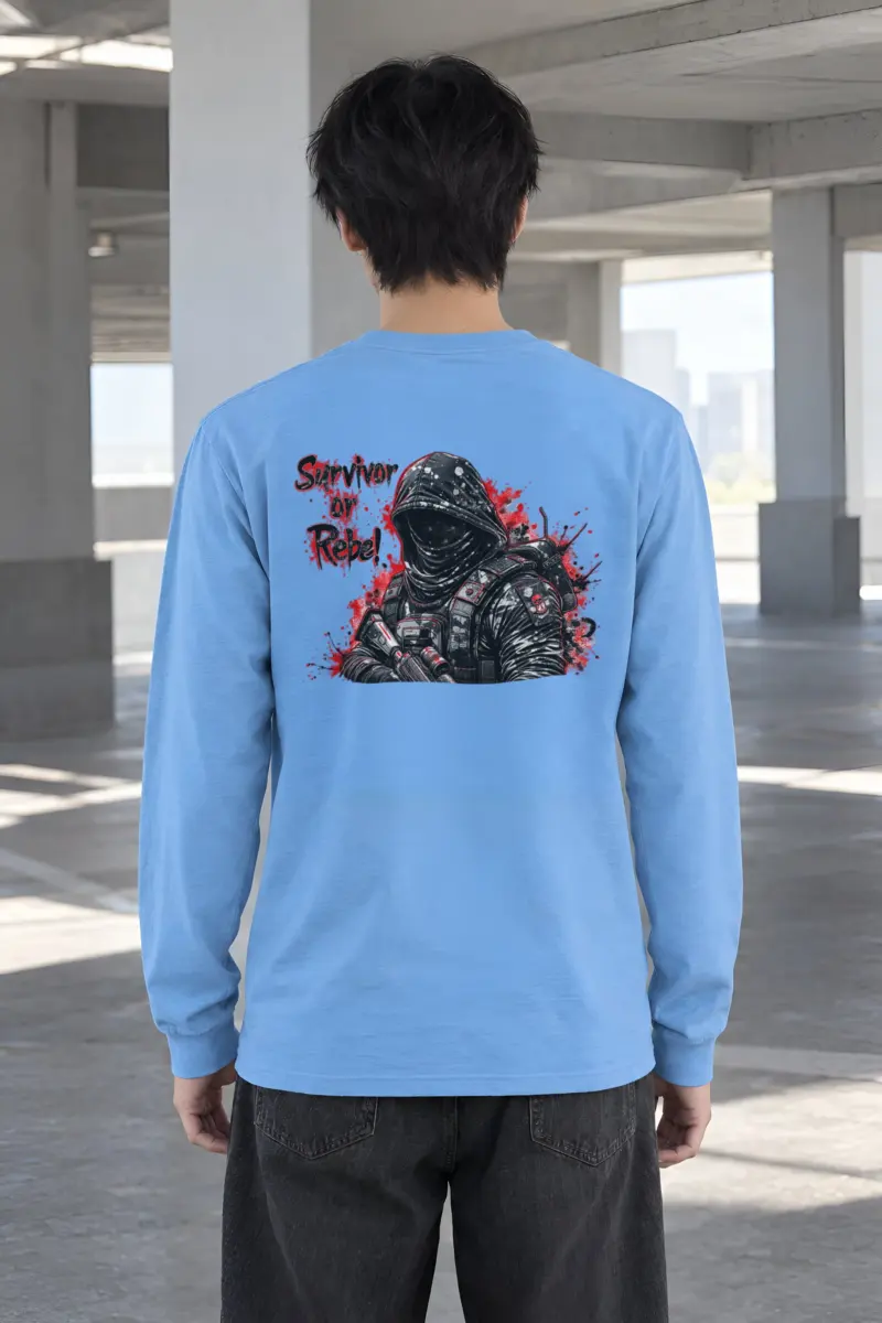 "Masked Tactical Survivor" Unisex Longsleeve T-shirt