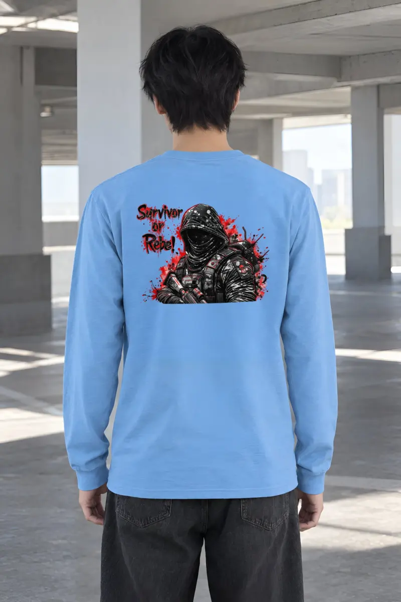 "Masked Tactical Survivor" Unisex Longsleeve T-shirt