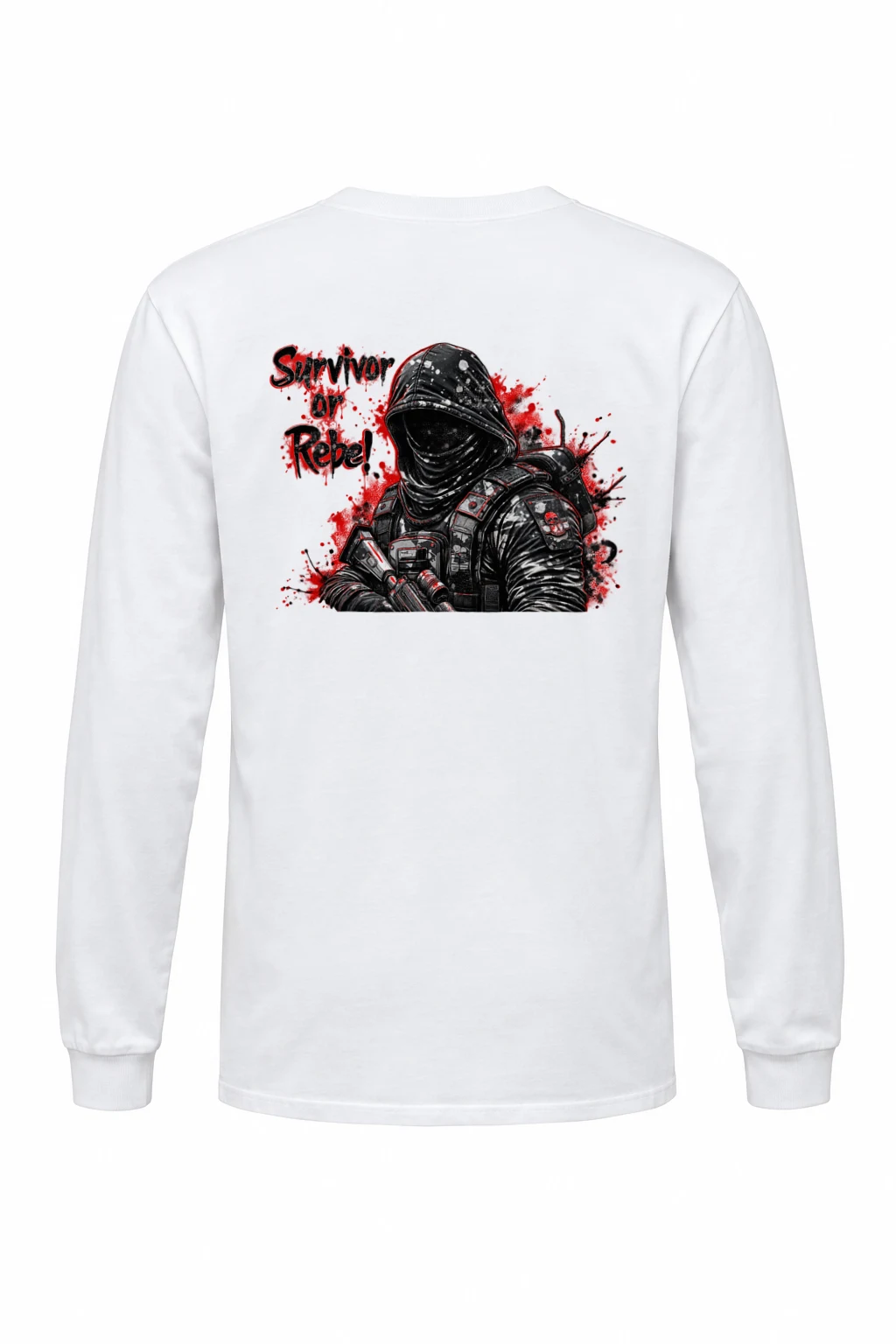 "Masked Tactical Survivor" Unisex Longsleeve T-shirt | Gildan 2400
