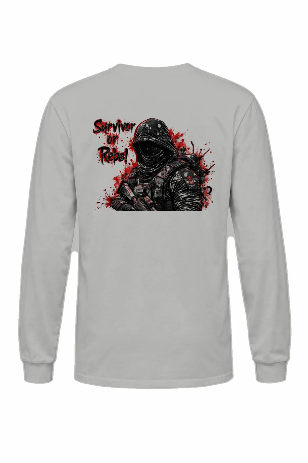 "Masked Tactical Survivor" Unisex Longsleeve T-shirt | Gildan 2400