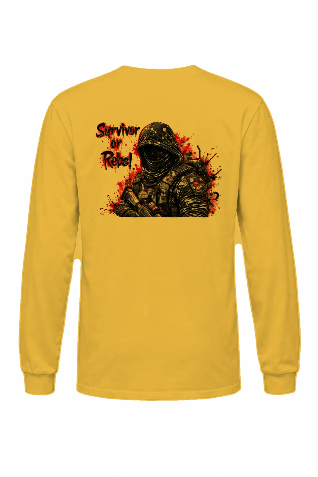 "Masked Tactical Survivor" Unisex Longsleeve T-shirt | Gildan 2400