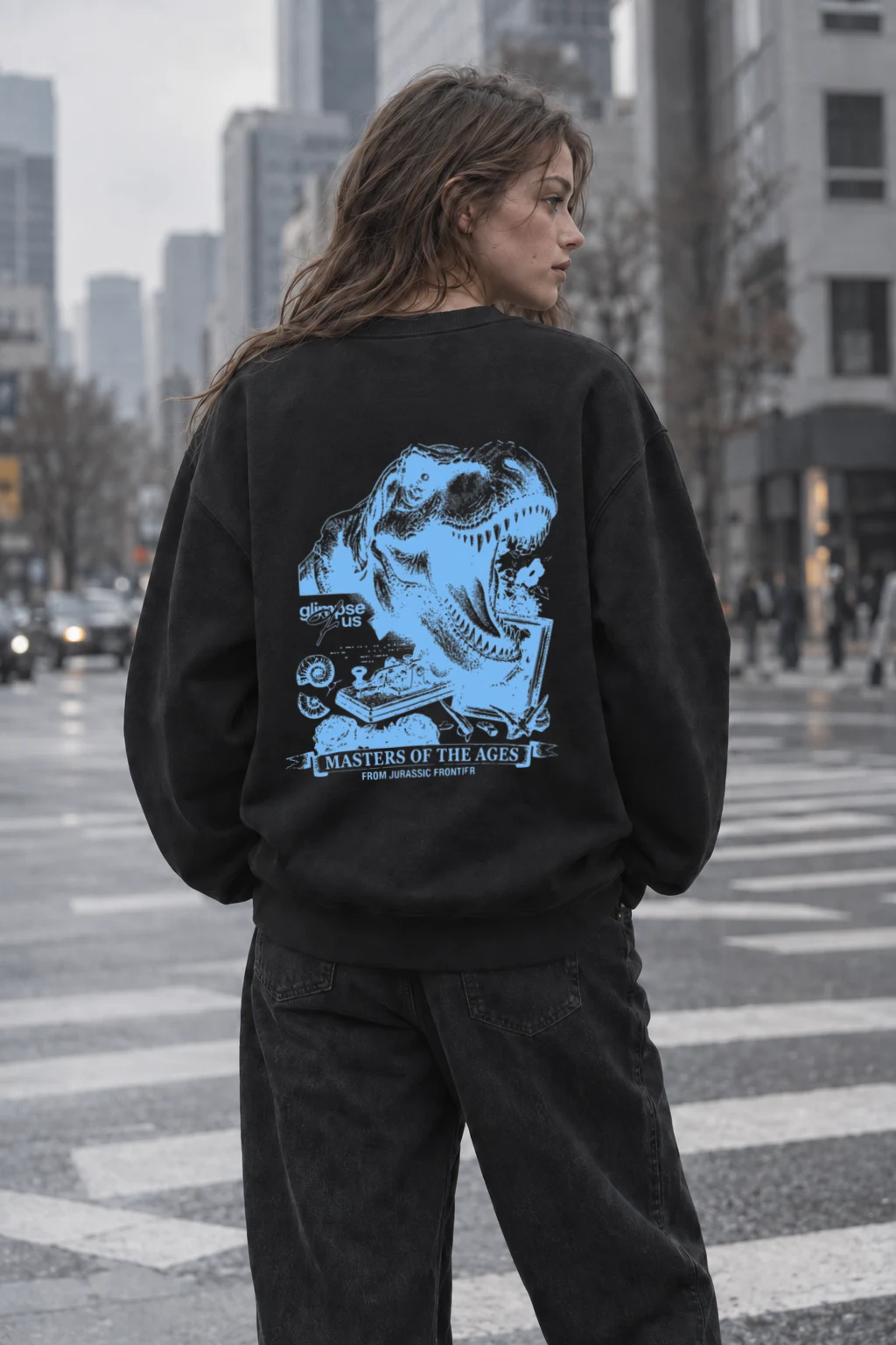 "Masters of the Ages" Unisex Sponge Fleece Crewneck Sweatshirt | Bella + Canvas 3901