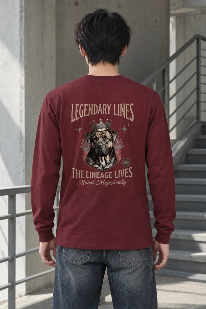 "Mastiff Majesty" Unisex Longsleeve T-shirt