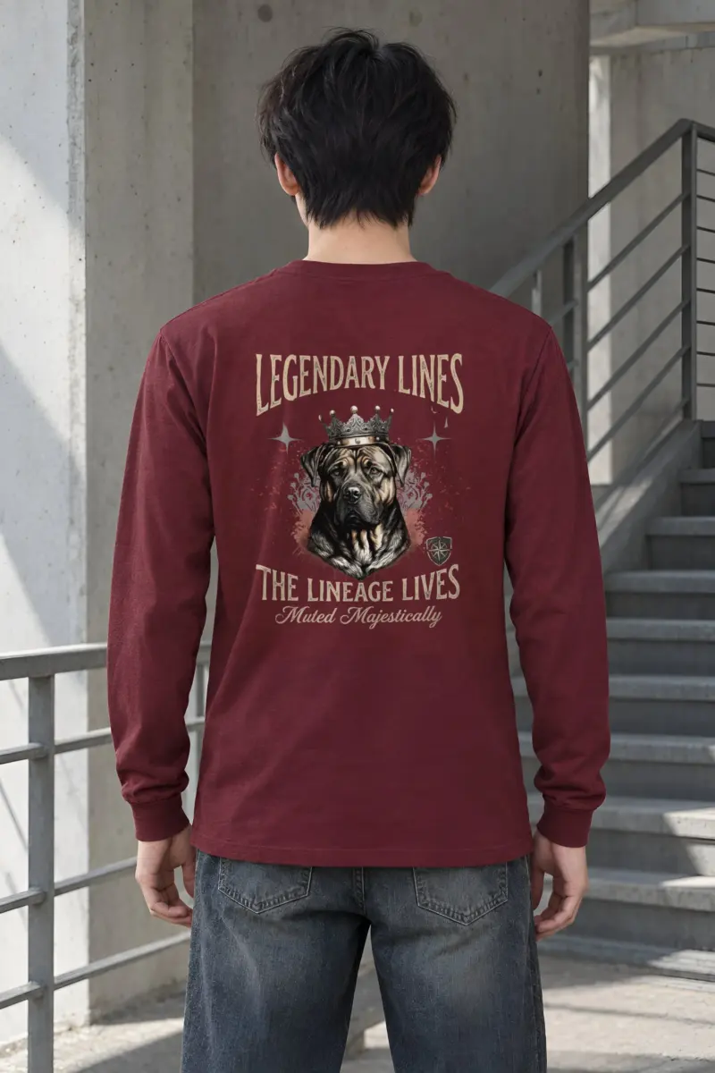 "Mastiff Majesty" Unisex Longsleeve T-shirt