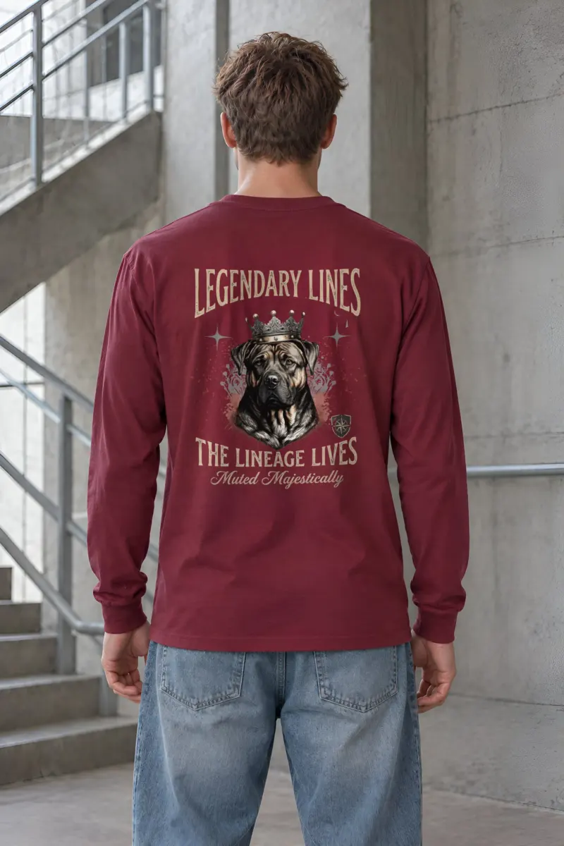 "Mastiff Majesty" Unisex Longsleeve T-shirt