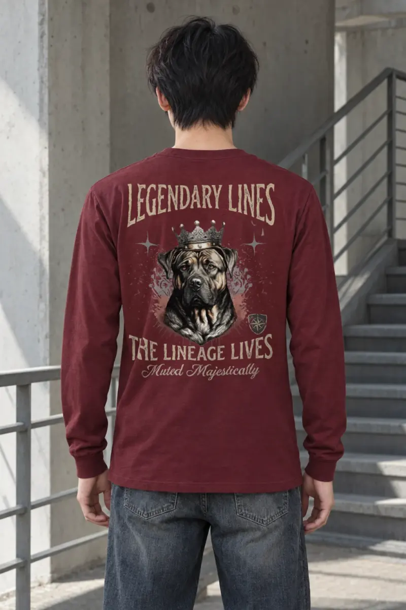 "Mastiff Majesty" Unisex Longsleeve T-shirt