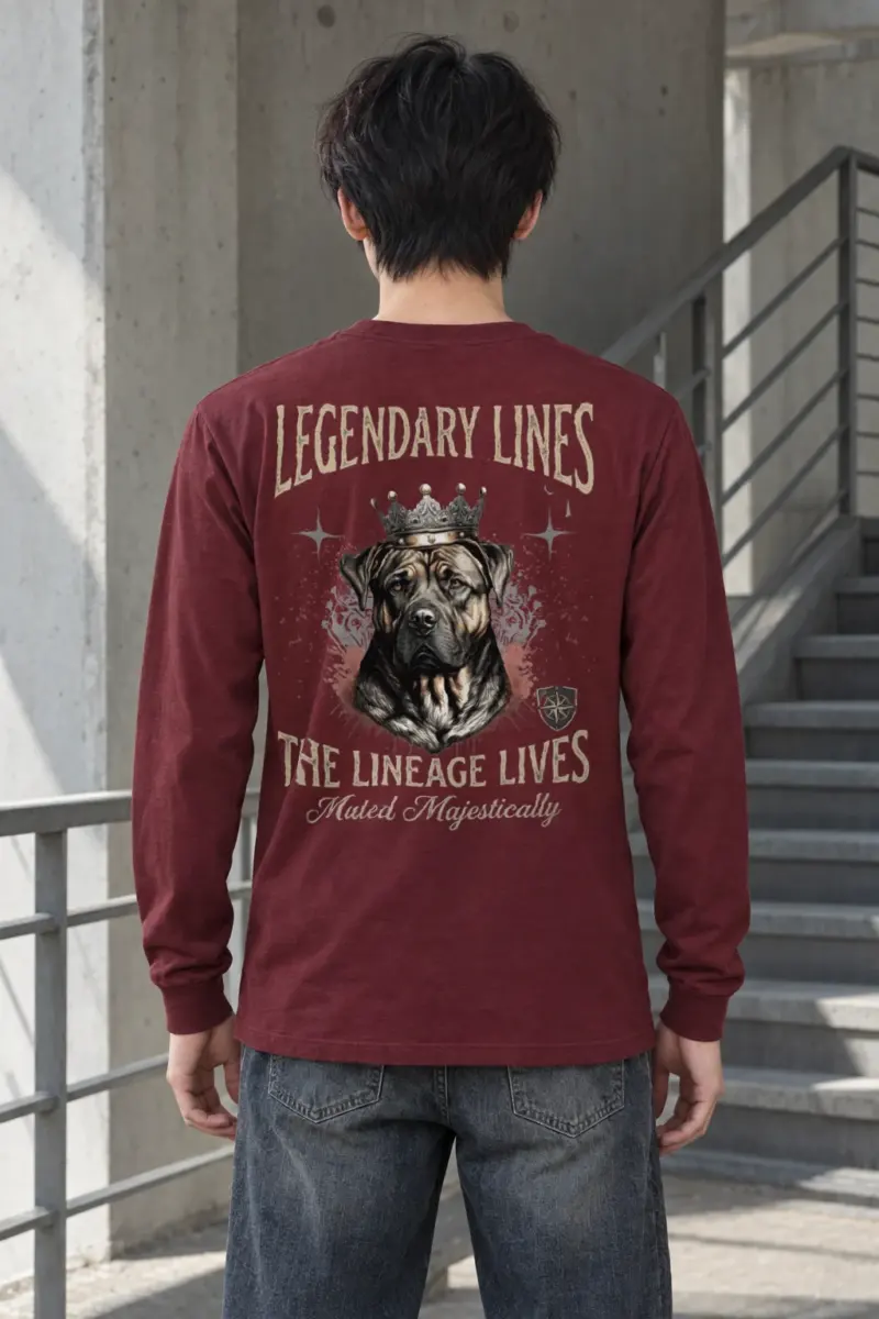 "Mastiff Majesty" Unisex Longsleeve T-shirt