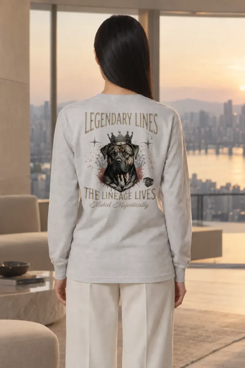"Mastiff Majesty" Unisex Longsleeve T-shirt | Gildan 2400