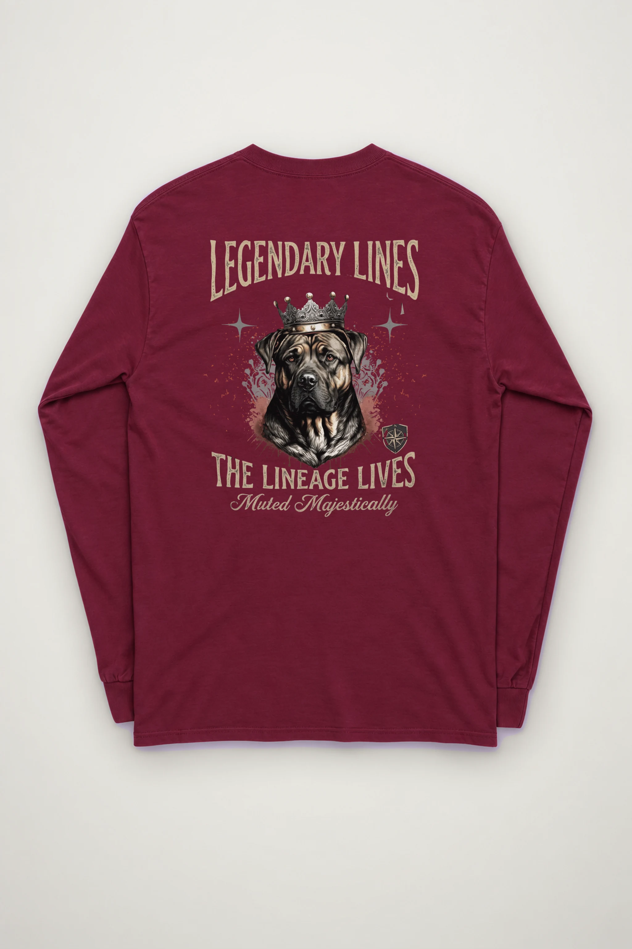 "Mastiff Majesty" Unisex Longsleeve T-shirt