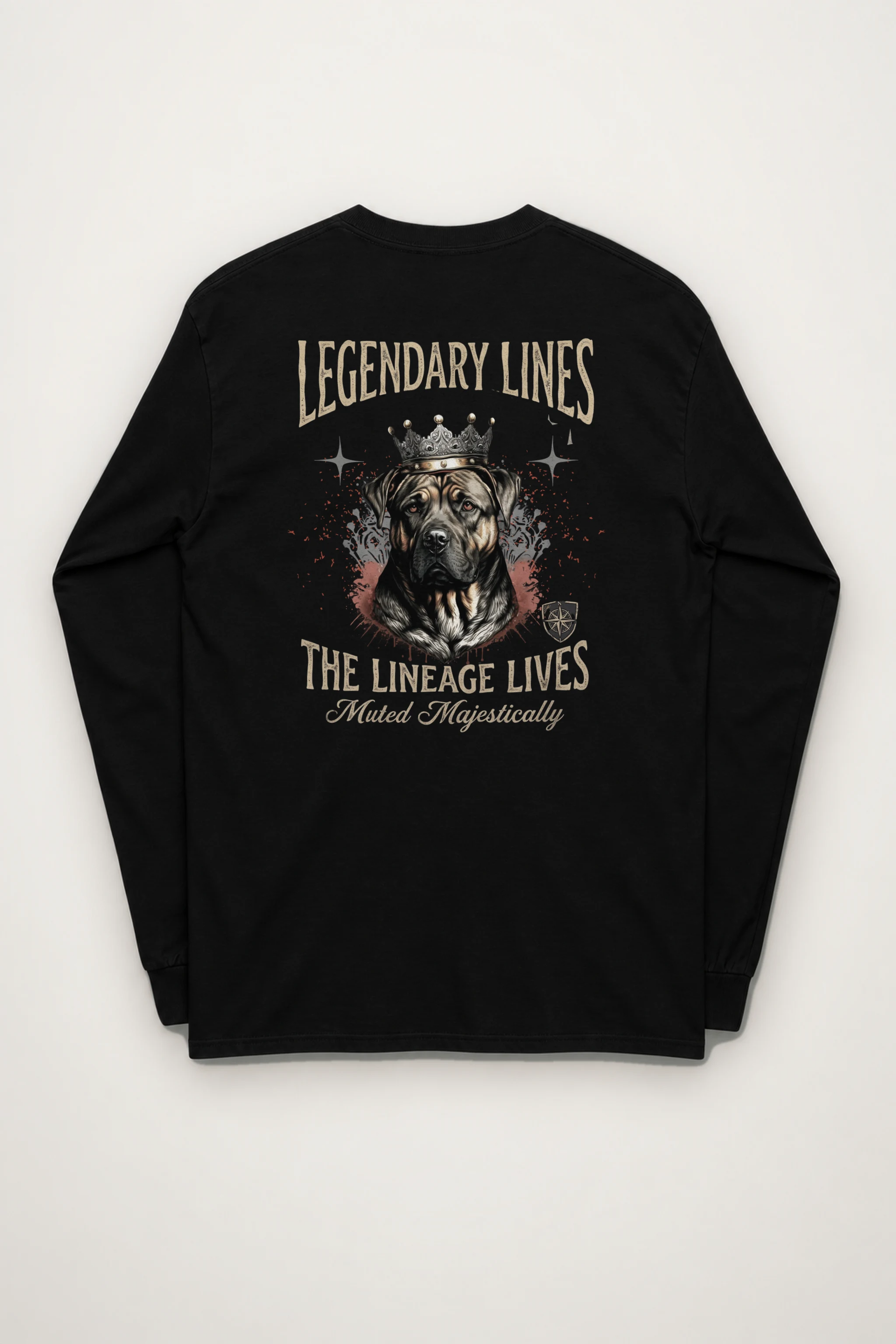"Mastiff Majesty" Unisex Longsleeve T-shirt