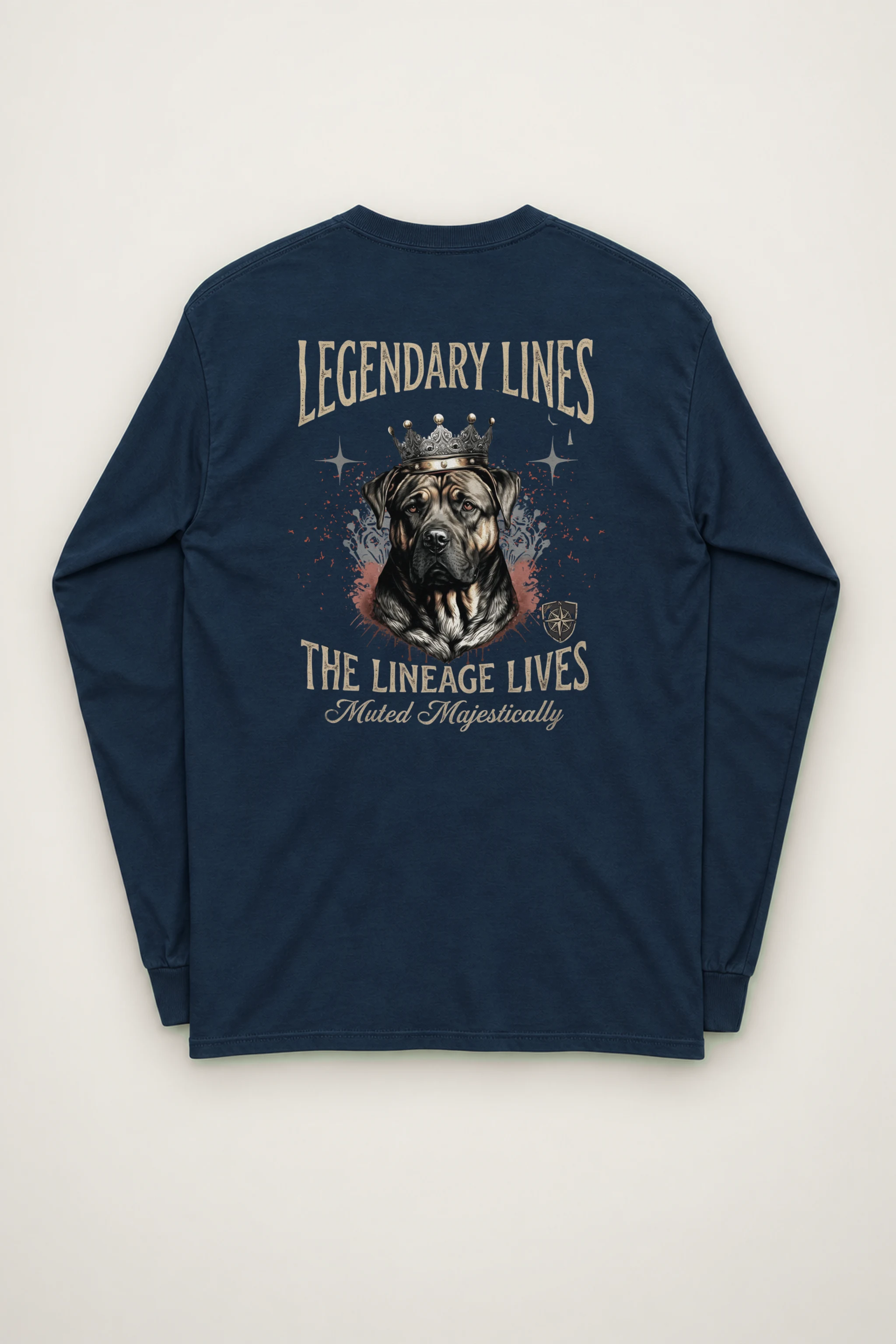"Mastiff Majesty" Unisex Longsleeve T-shirt