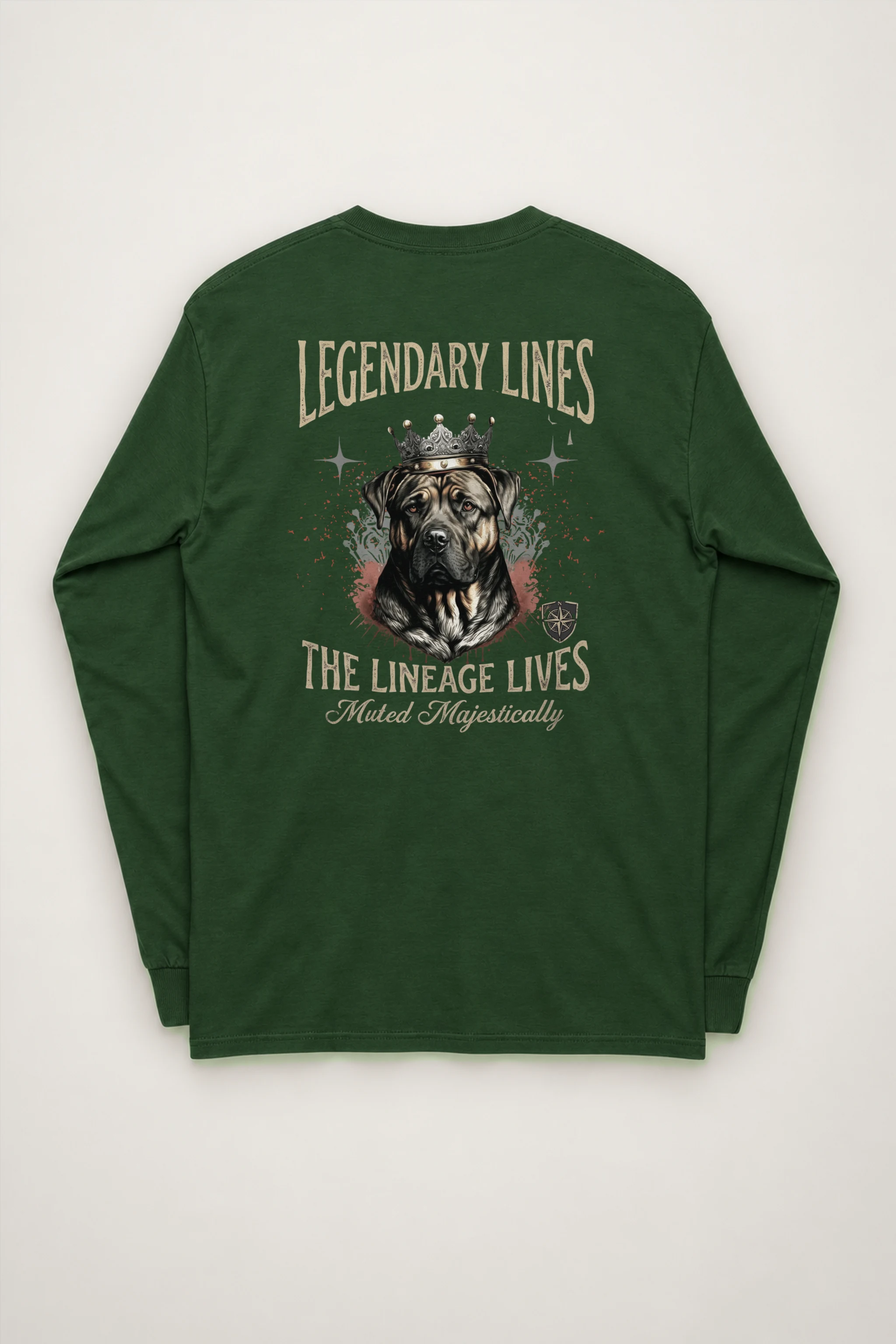 "Mastiff Majesty" Unisex Longsleeve T-shirt