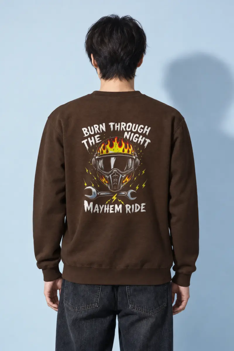 "Mayhem Ride" Heavy Blend Unisex Crewneck Sweatshirt