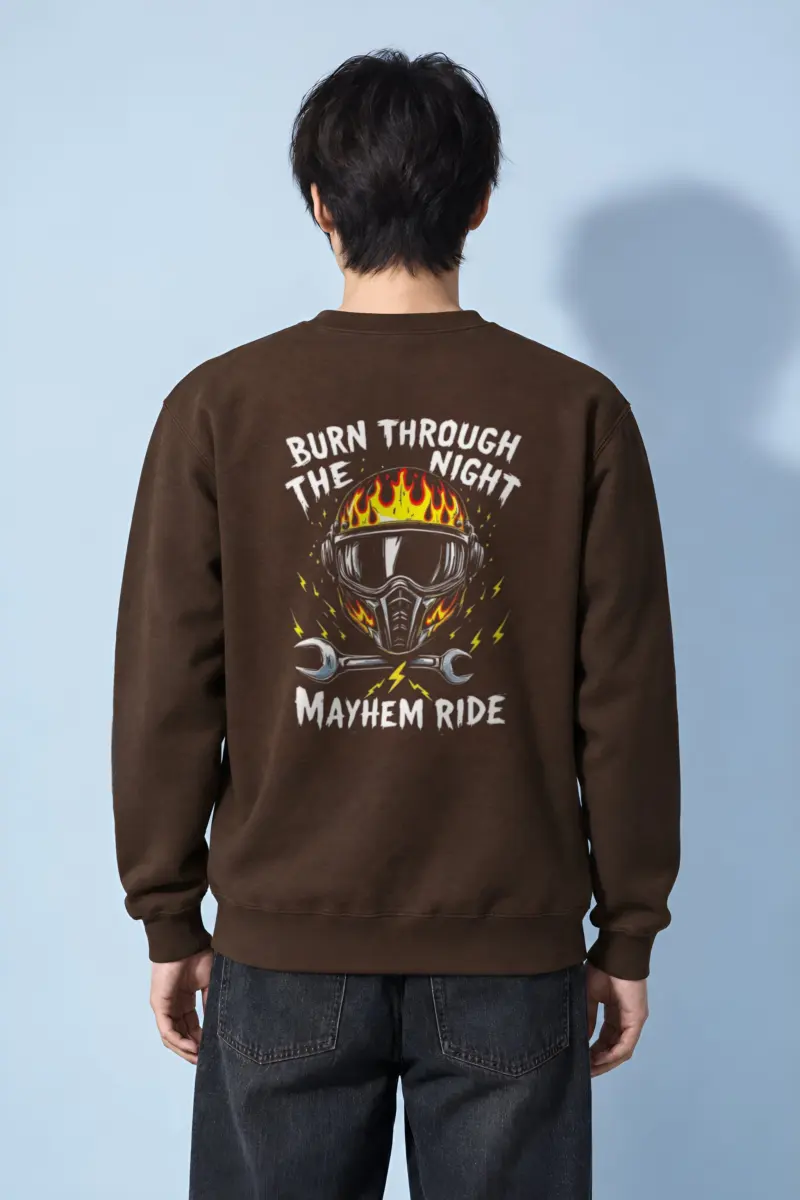 "Mayhem Ride" Heavy Blend Unisex Crewneck Sweatshirt