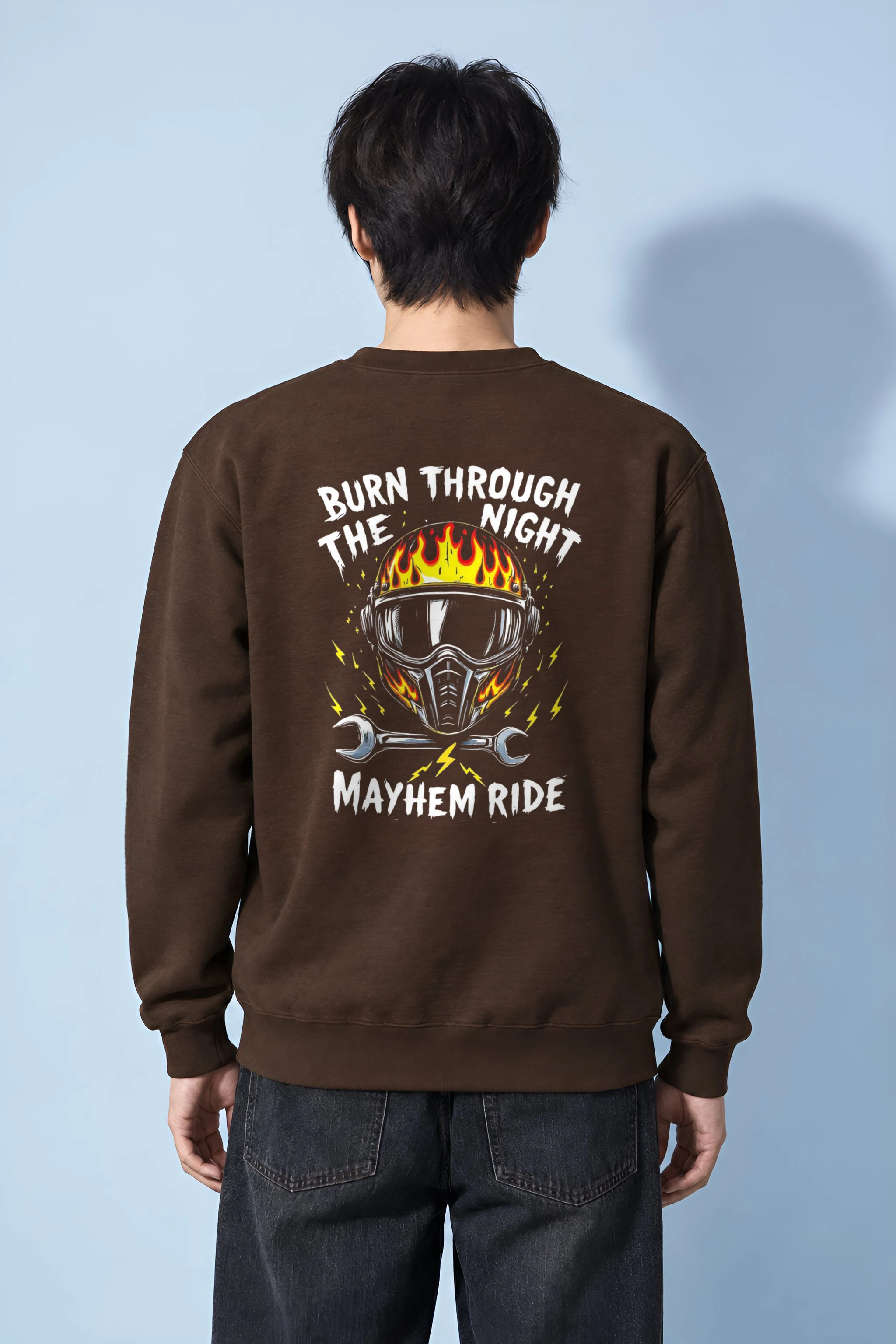 "Mayhem Ride" Heavy Blend Unisex Crewneck Sweatshirt