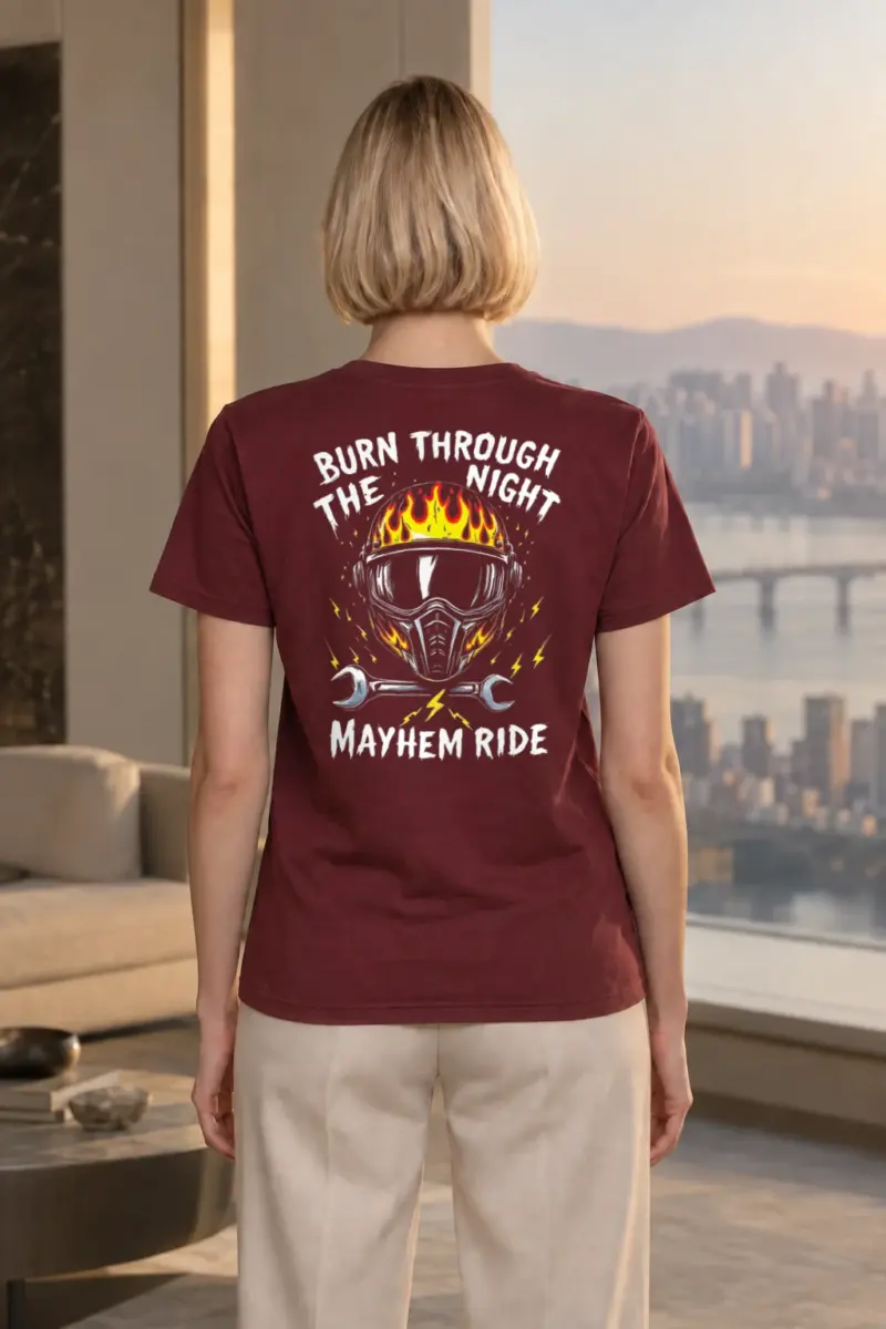 "Mayhem Ride" Heavyweight Unisex Crewneck T-shirt | Gildan 5000