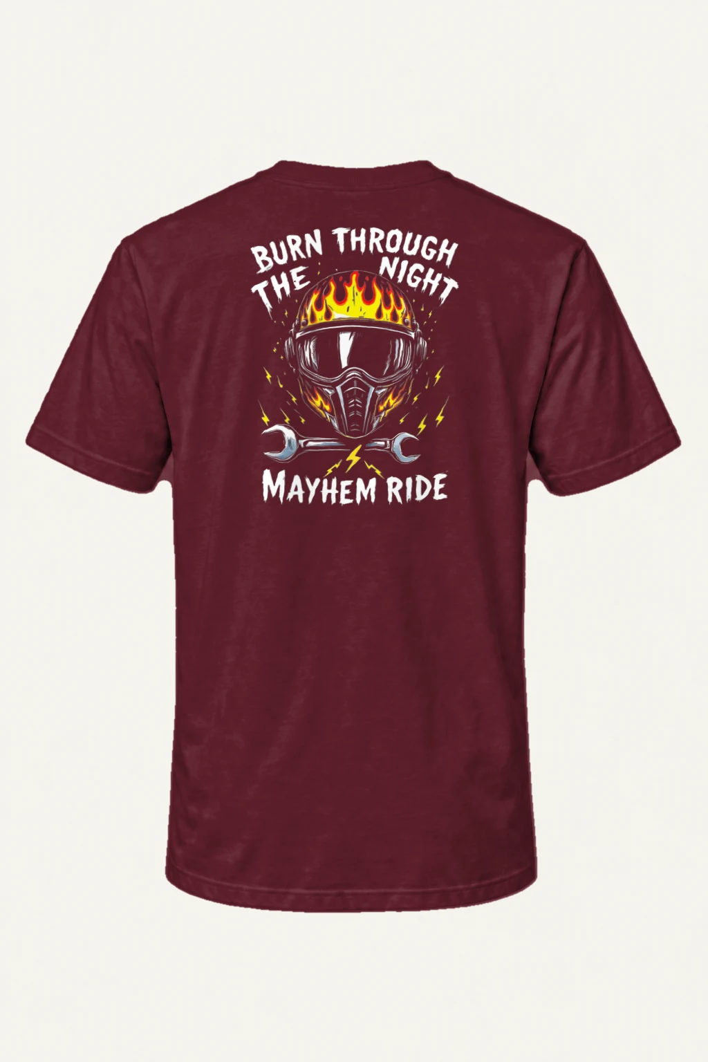 "Mayhem Ride" Heavyweight Unisex Crewneck T-shirt | Gildan 5000