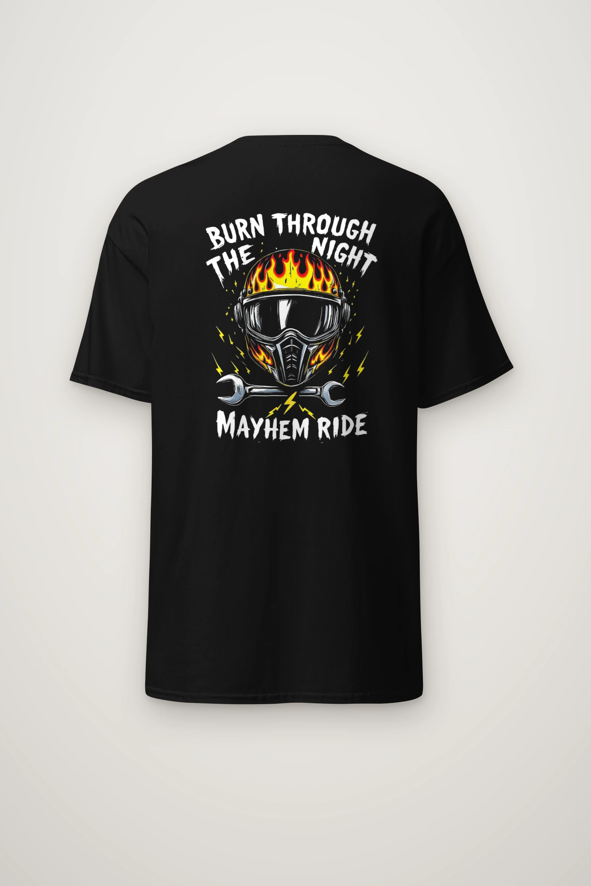 "Mayhem Ride" Heavyweight Unisex Crewneck T-shirt