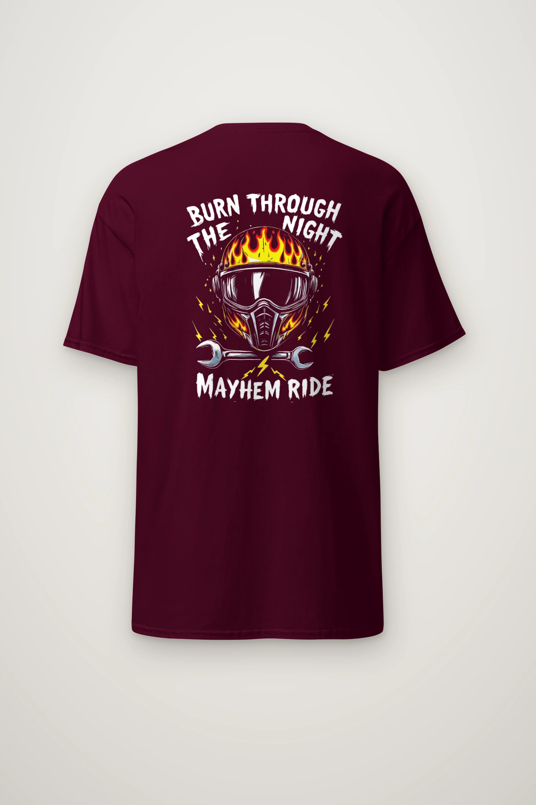 "Mayhem Ride" Heavyweight Unisex Crewneck T-shirt