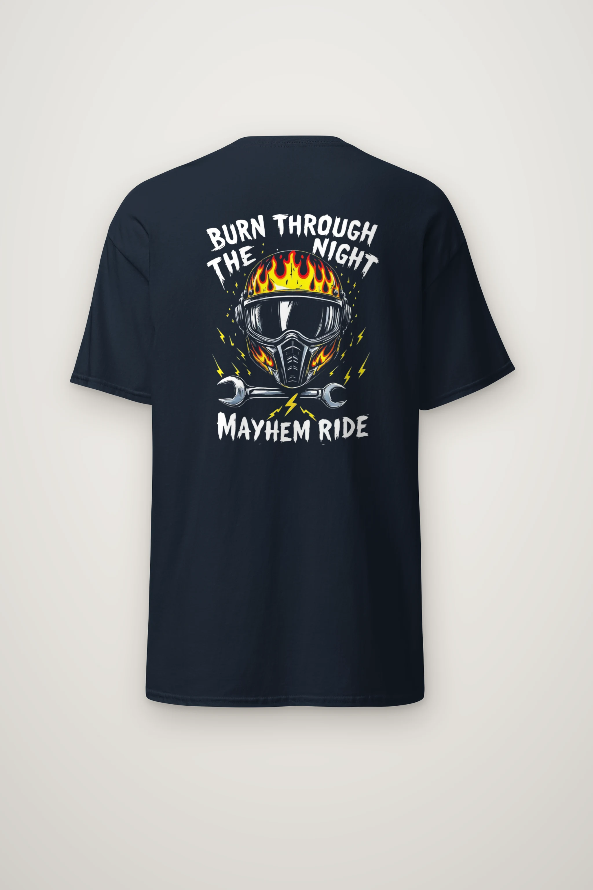 "Mayhem Ride" Heavyweight Unisex Crewneck T-shirt