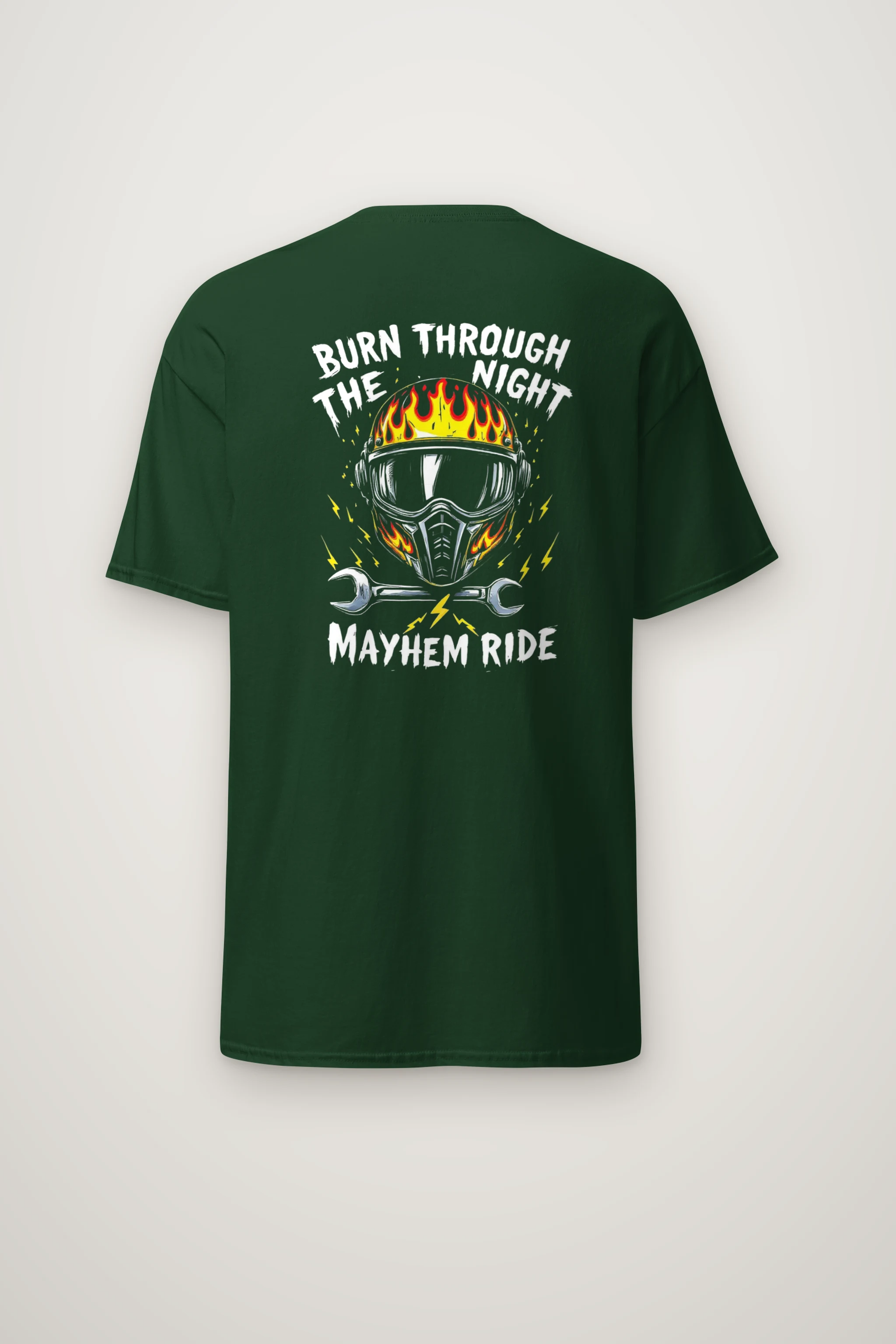 "Mayhem Ride" Heavyweight Unisex Crewneck T-shirt