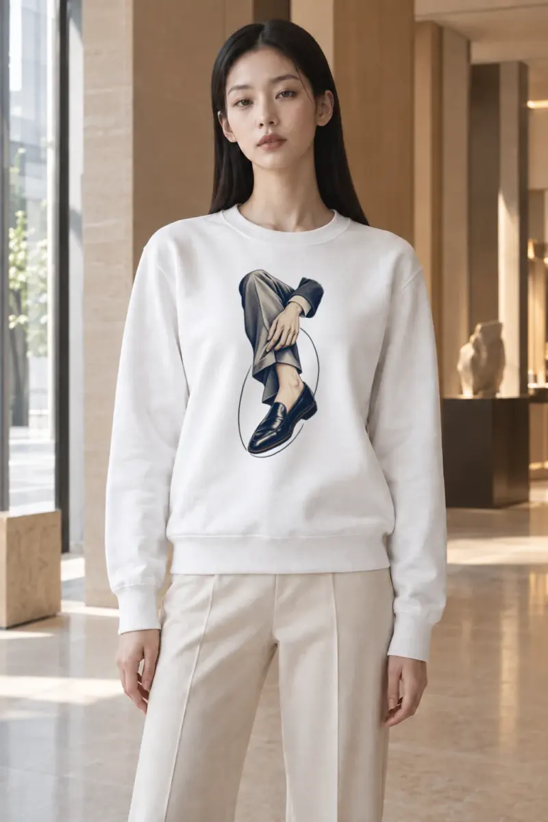 "Measured Poise" Heavy Blend Unisex Crewneck Sweatshirt | Gildan 18000