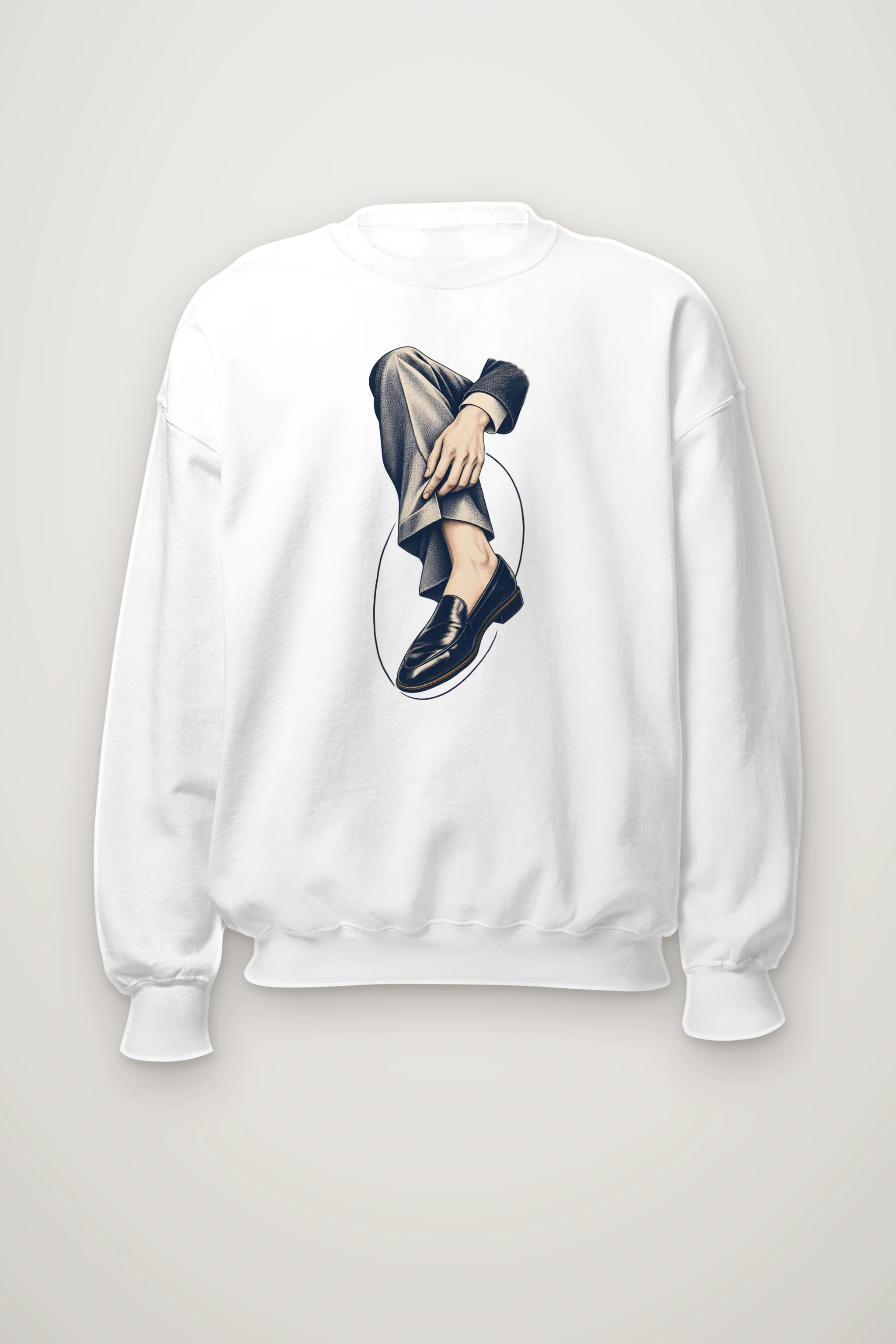 "Measured Poise" Heavy Blend Unisex Crewneck Sweatshirt