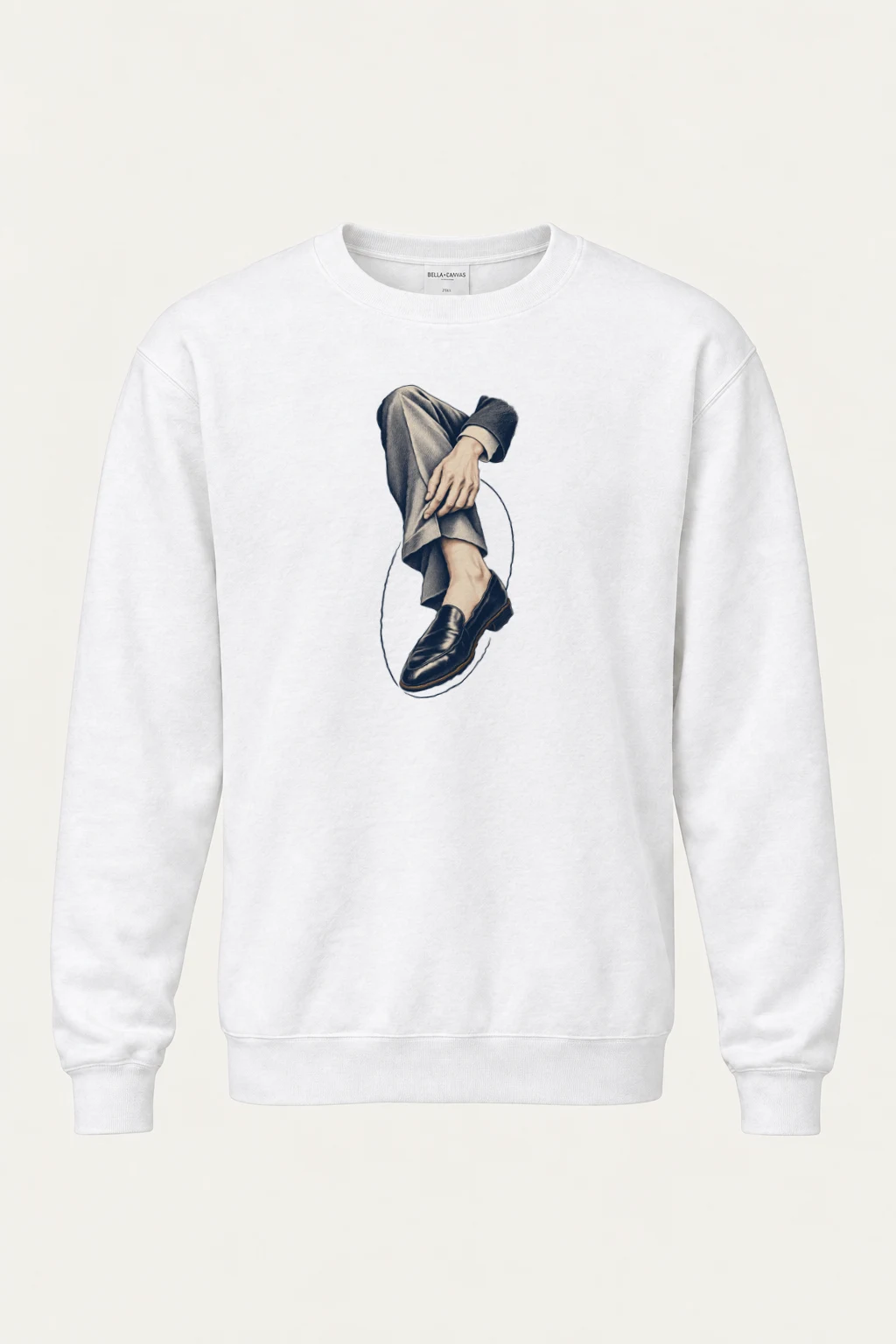 "Measured Poise" Heavy Blend Unisex Crewneck Sweatshirt | Gildan 18000
