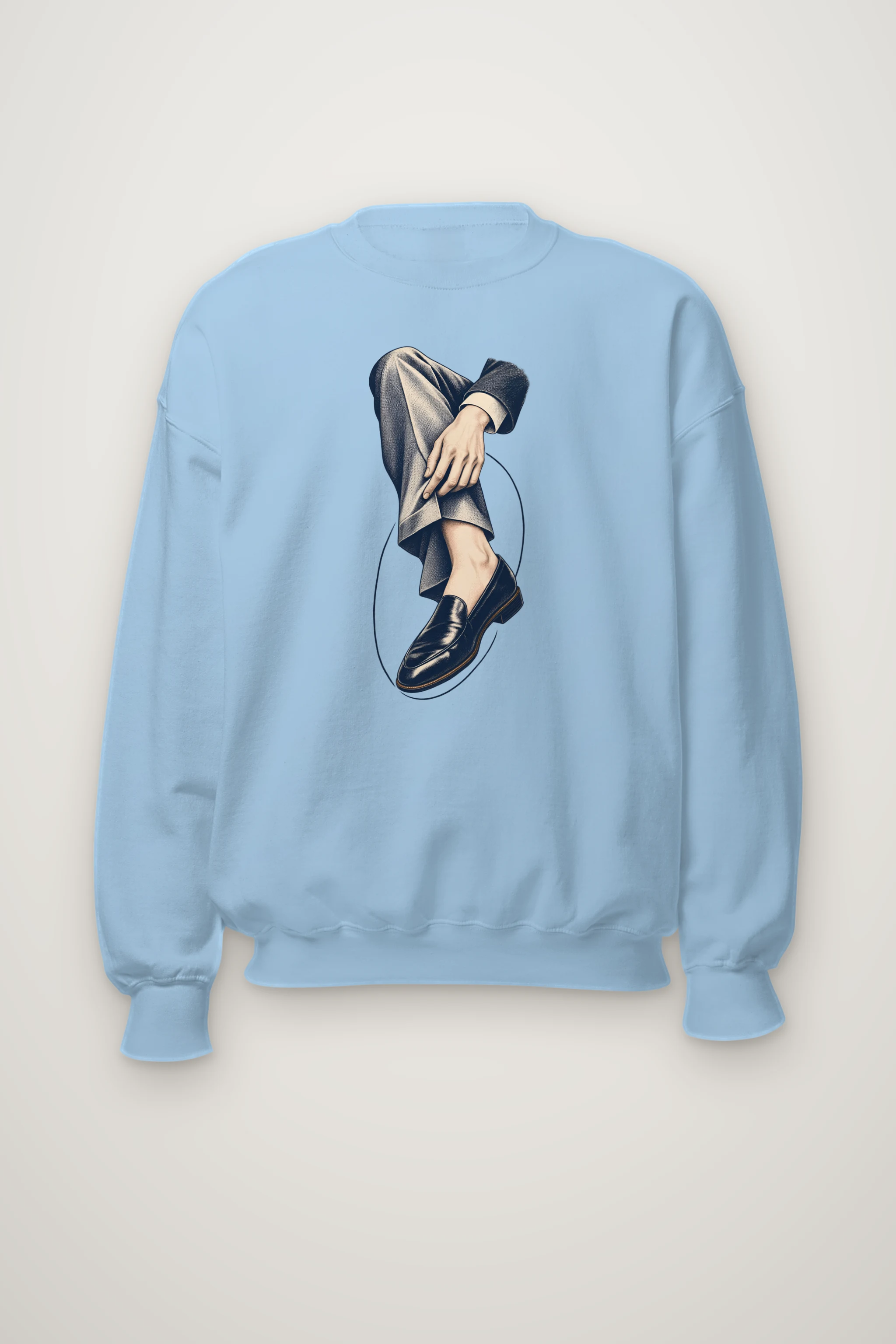 "Measured Poise" Heavy Blend Unisex Crewneck Sweatshirt
