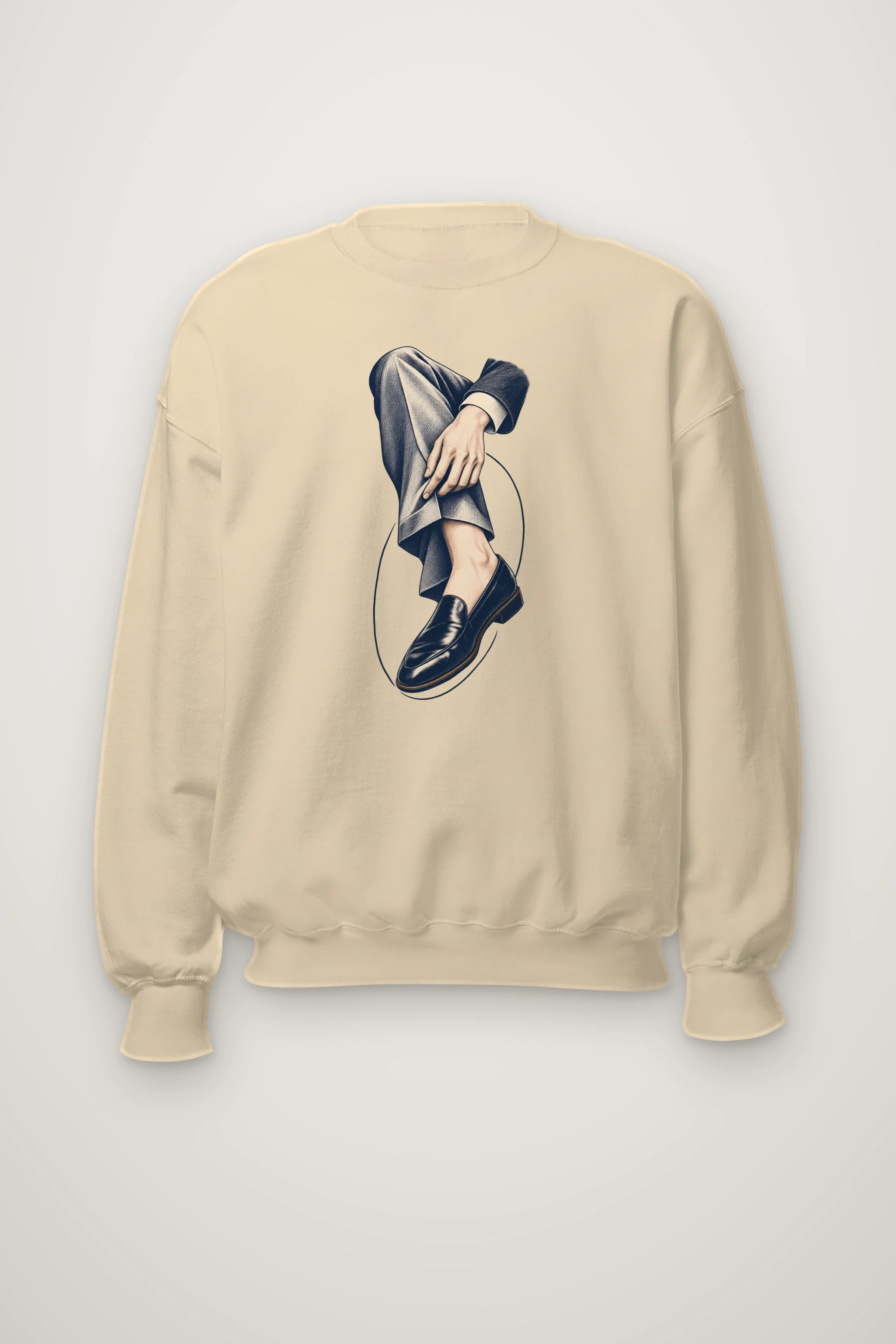 "Measured Poise" Heavy Blend Unisex Crewneck Sweatshirt