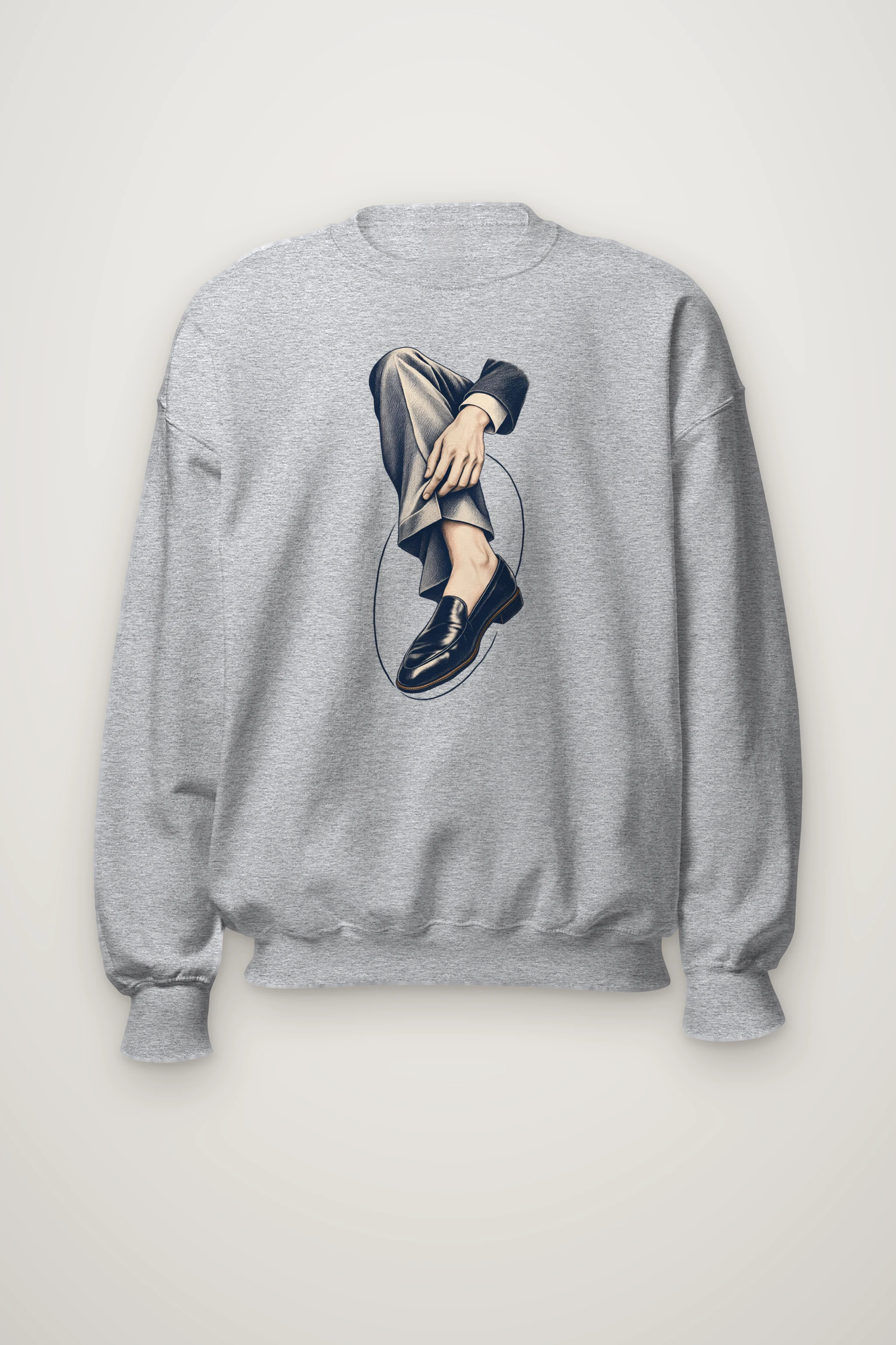"Measured Poise" Heavy Blend Unisex Crewneck Sweatshirt