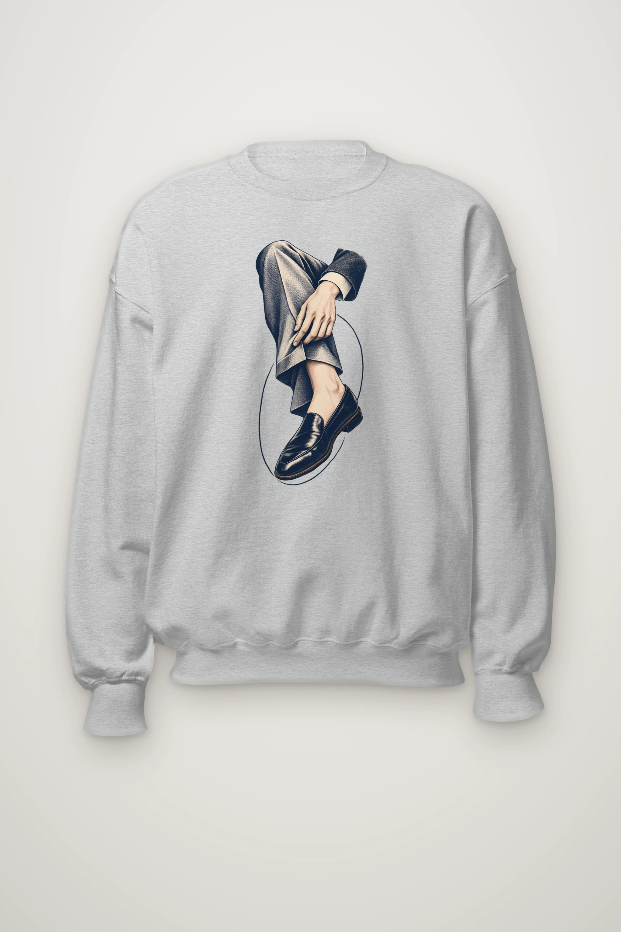 "Measured Poise" Heavy Blend Unisex Crewneck Sweatshirt