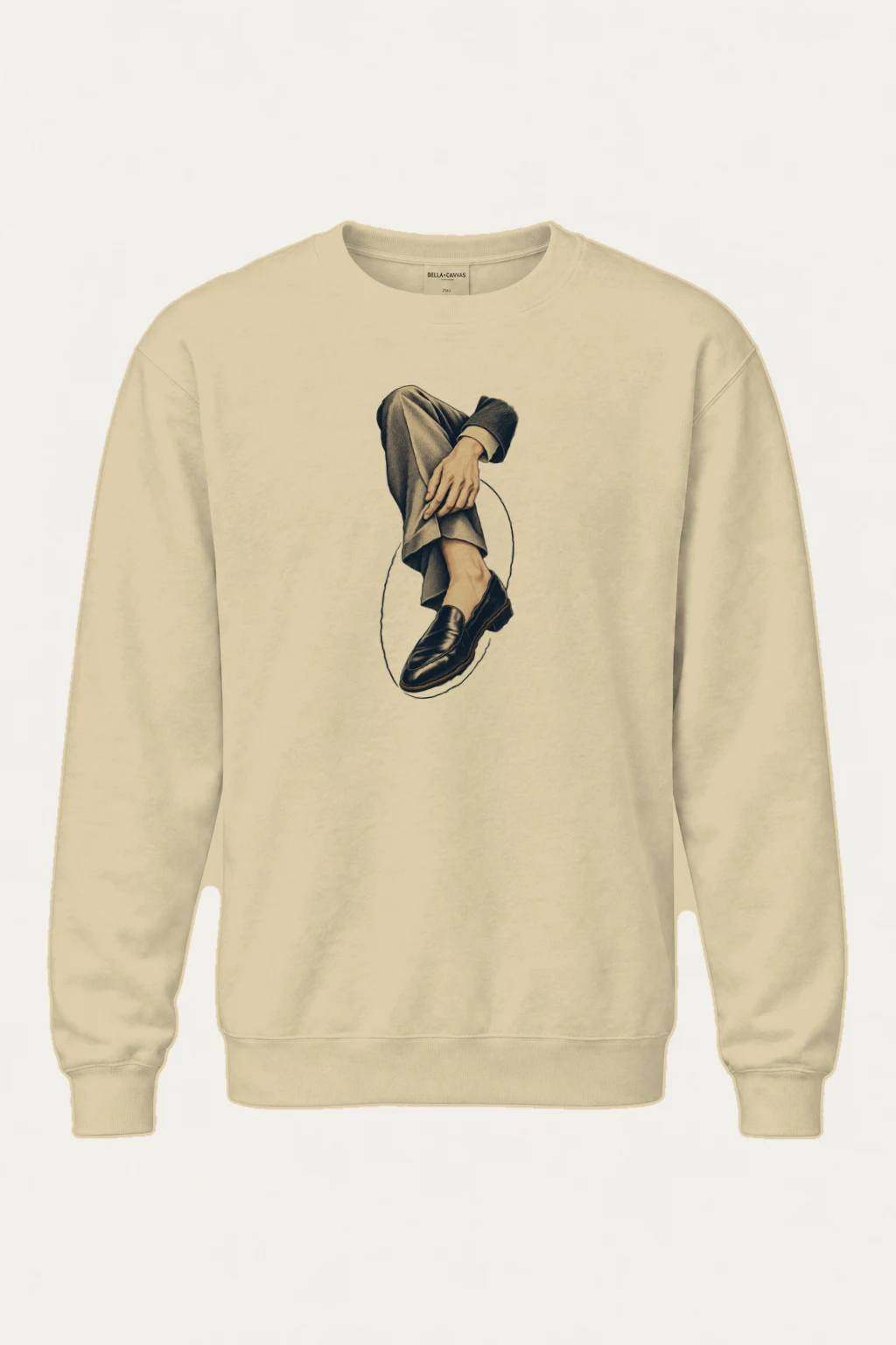 "Measured Poise" Heavy Blend Unisex Crewneck Sweatshirt | Gildan 18000