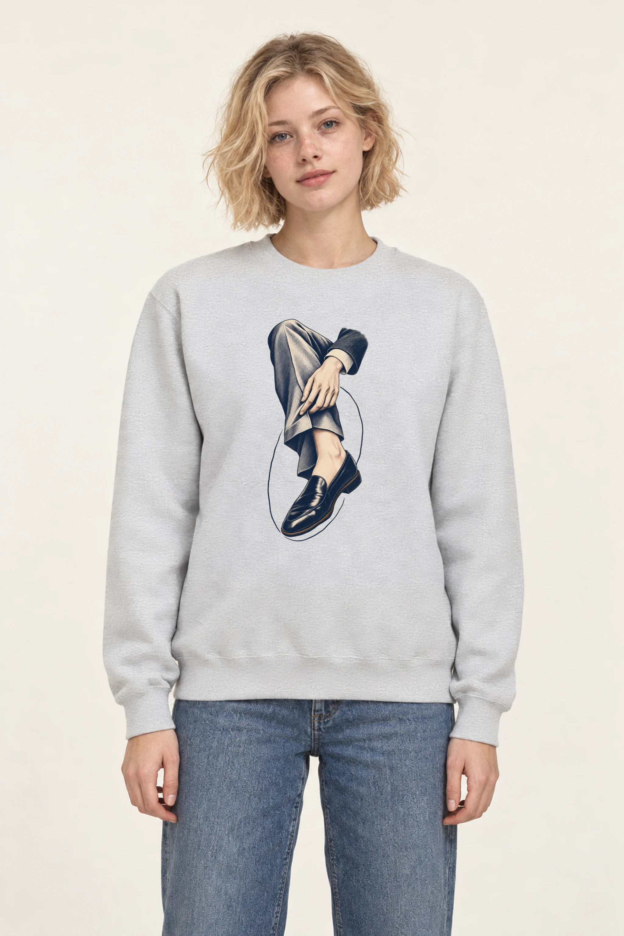 "Measured Poise" 1 Crewneck Sweatshirt