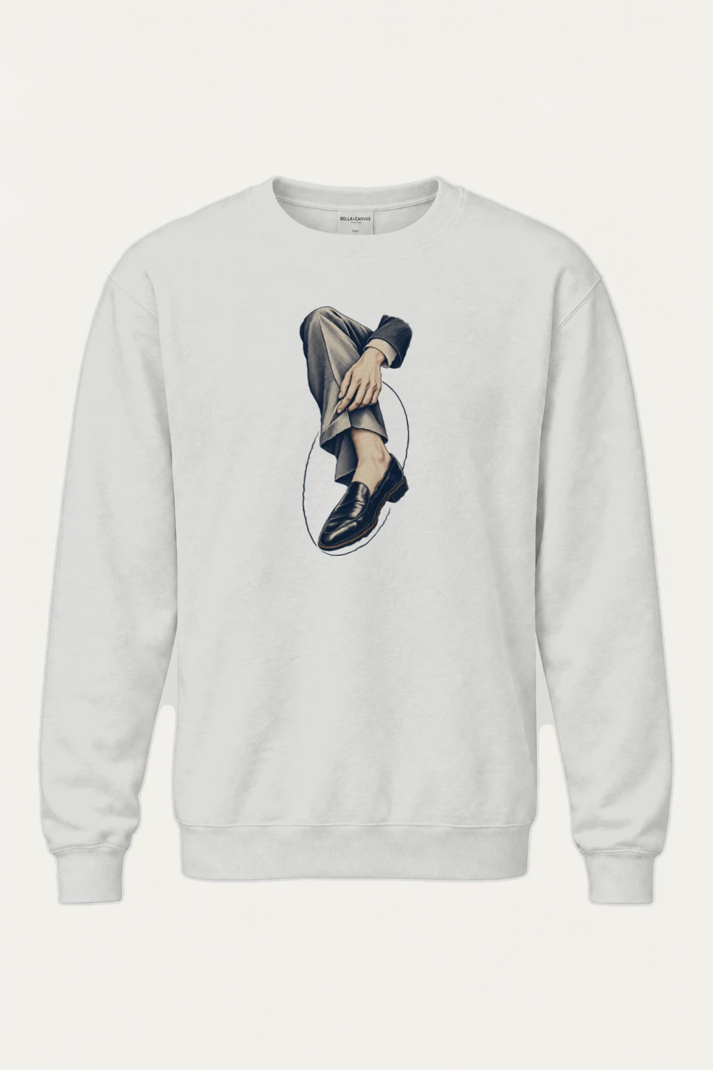 "Measured Poise" Heavy Blend Unisex Crewneck Sweatshirt | Gildan 18000