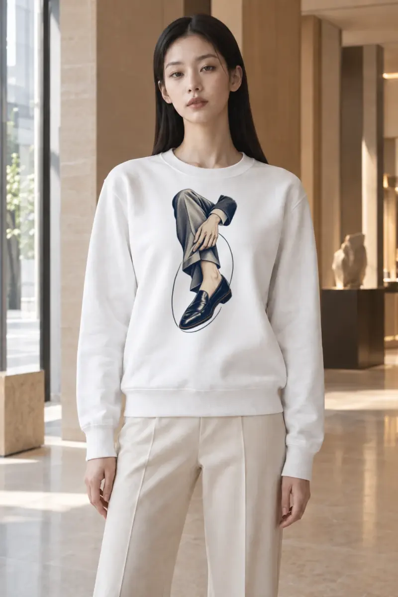"Measured Poise" Heavy Blend Unisex Crewneck Sweatshirt | Gildan 18000