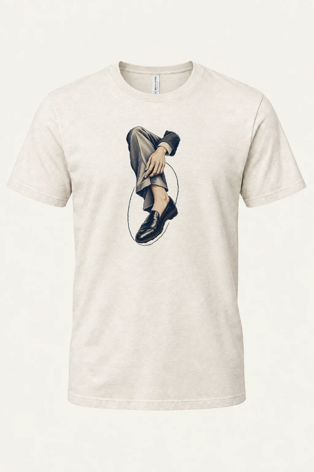 "Measured Poise" Heavyweight Unisex Crewneck T-shirt | Gildan 5000