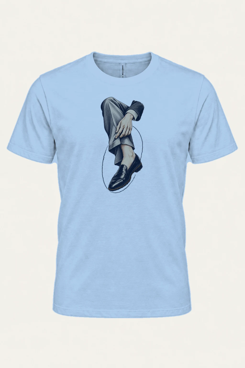 "Measured Poise" Heavyweight Unisex Crewneck T-shirt | Gildan 5000