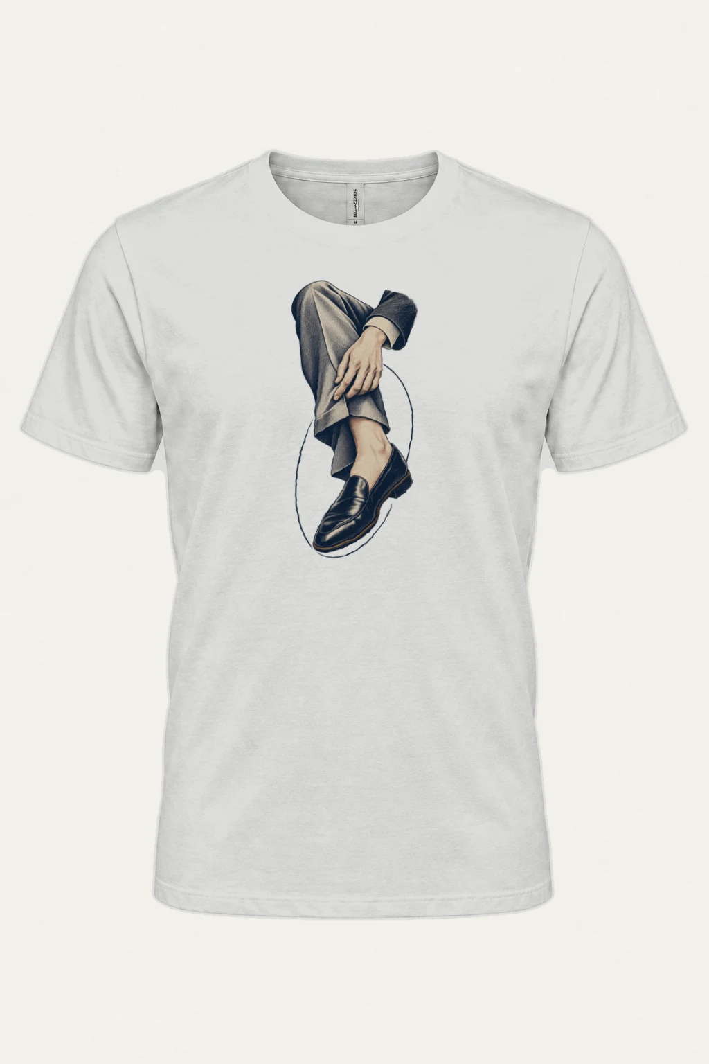 "Measured Poise" Heavyweight Unisex Crewneck T-shirt | Gildan 5000